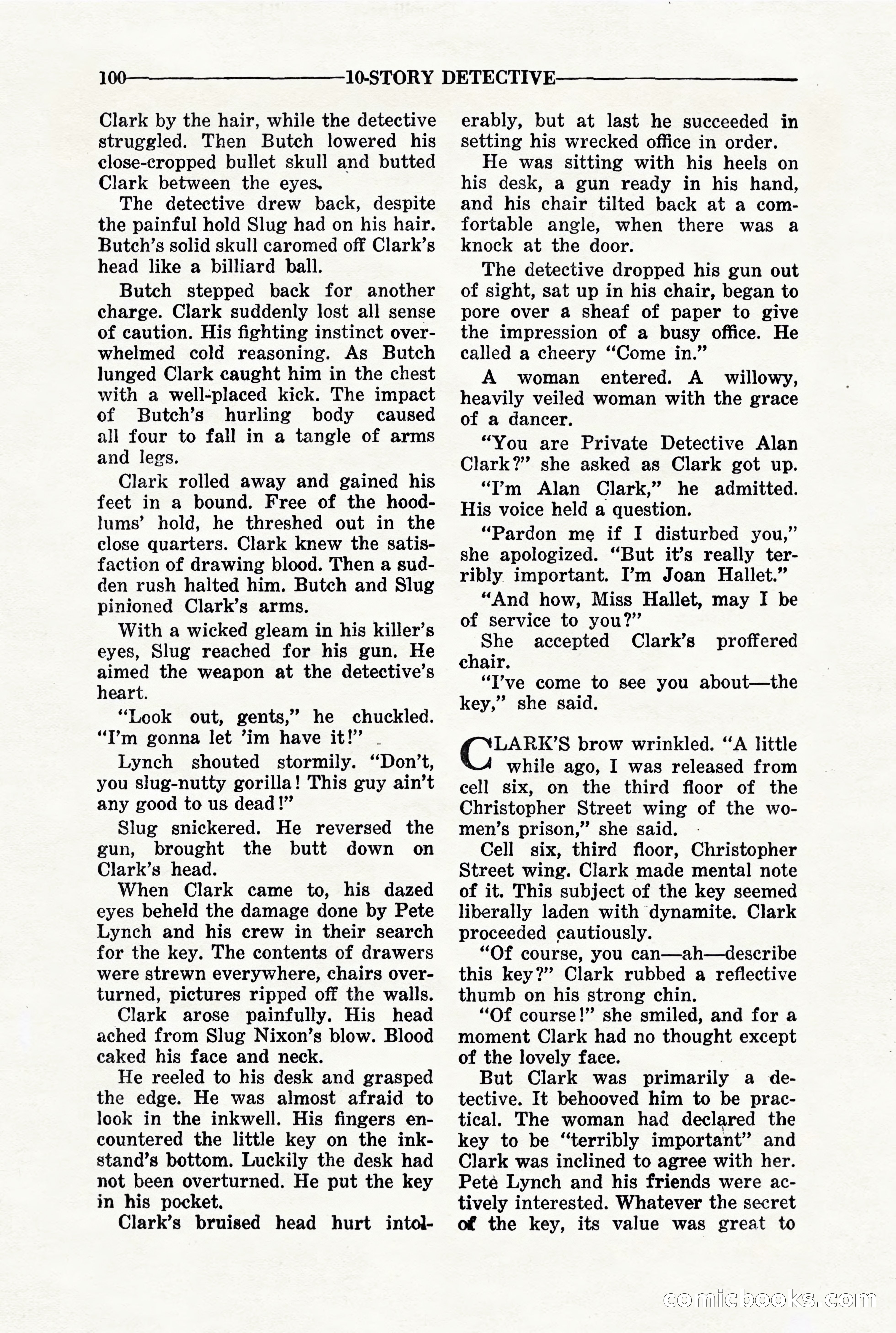 10-Story Detective, March 1941 — page 102 of 116