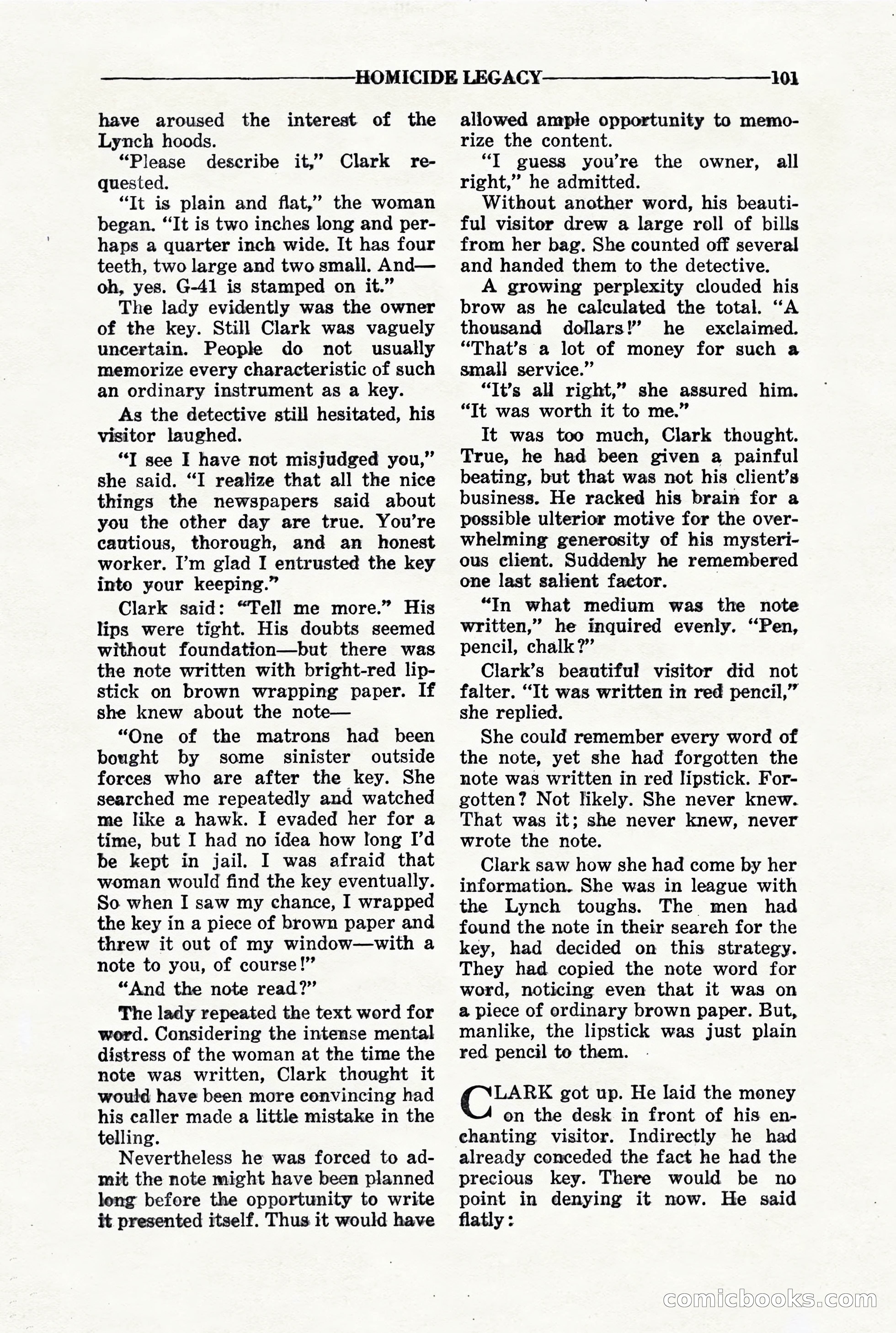 10-Story Detective, March 1941 — page 103 of 116
