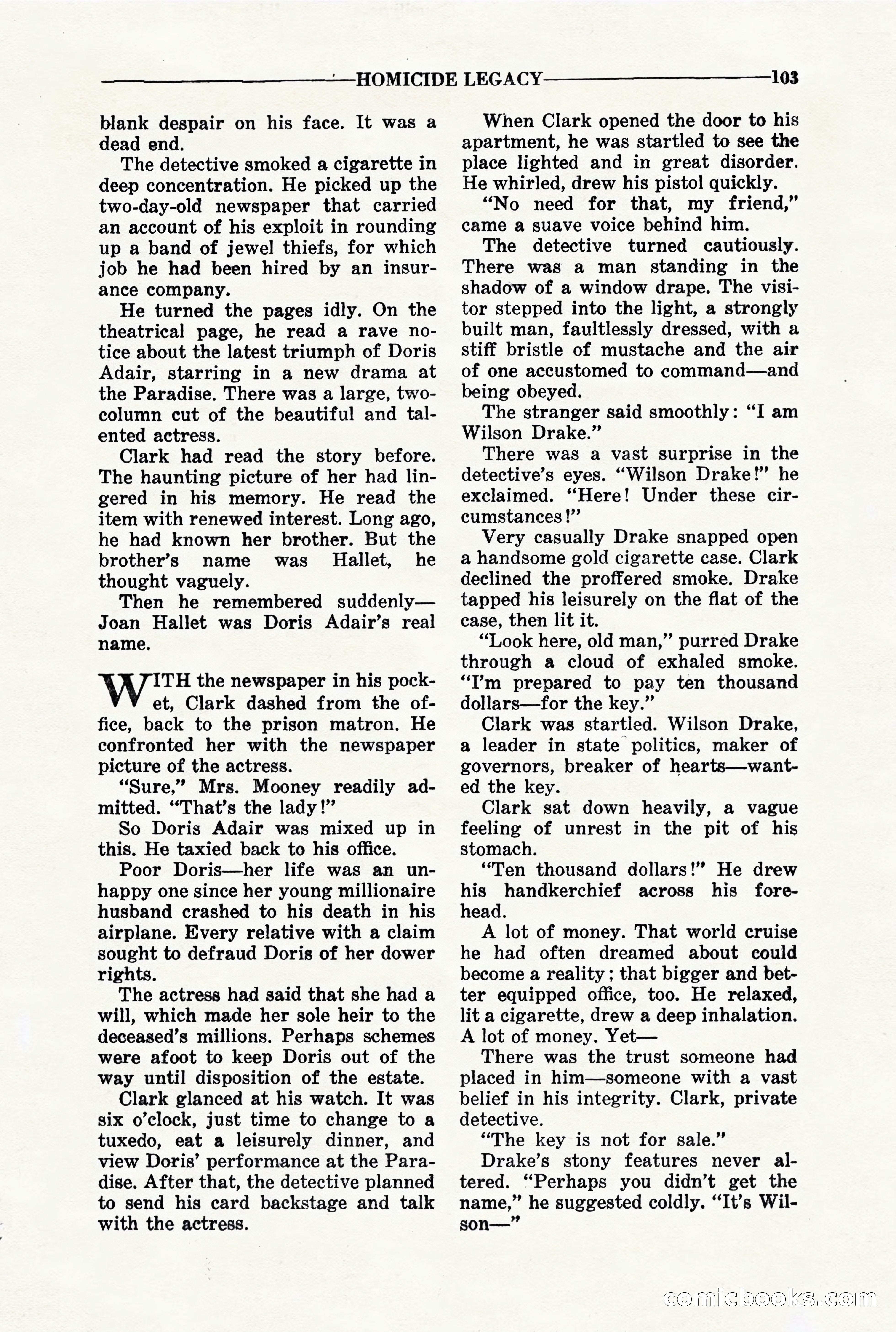 10-Story Detective, March 1941 — page 105 of 116