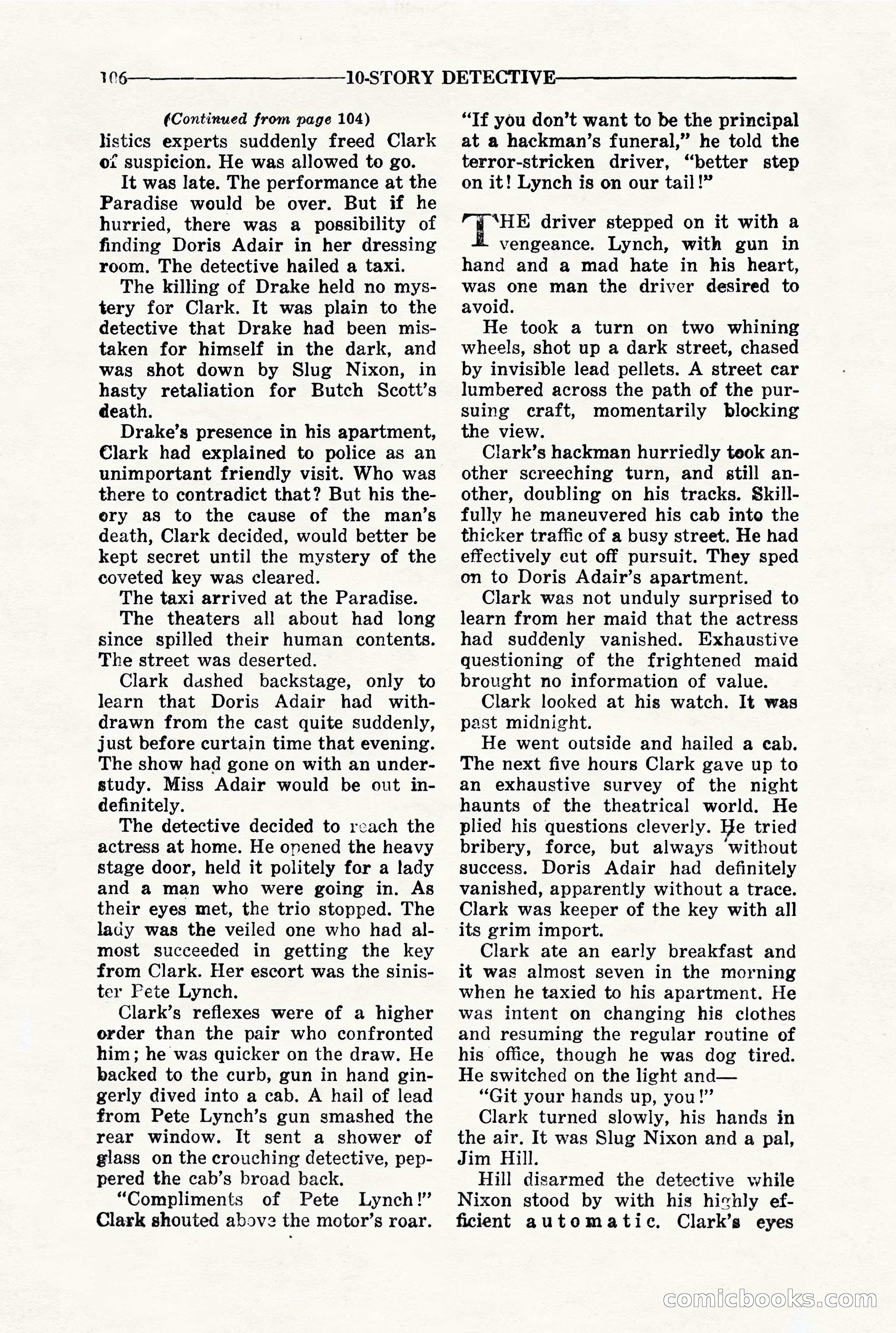 10-Story Detective, March 1941 — page 108 of 116