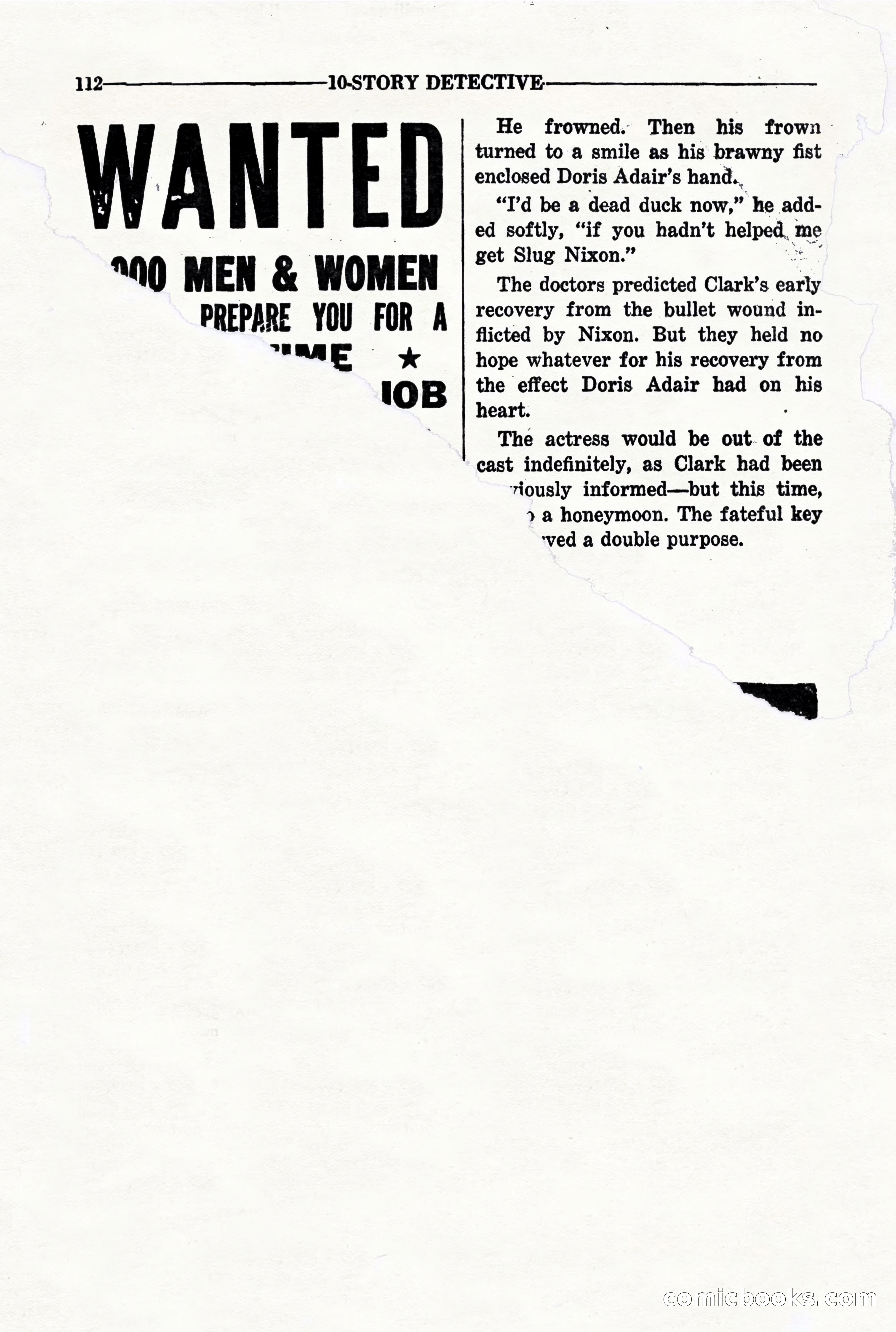 10-Story Detective, March 1941 — page 114 of 116