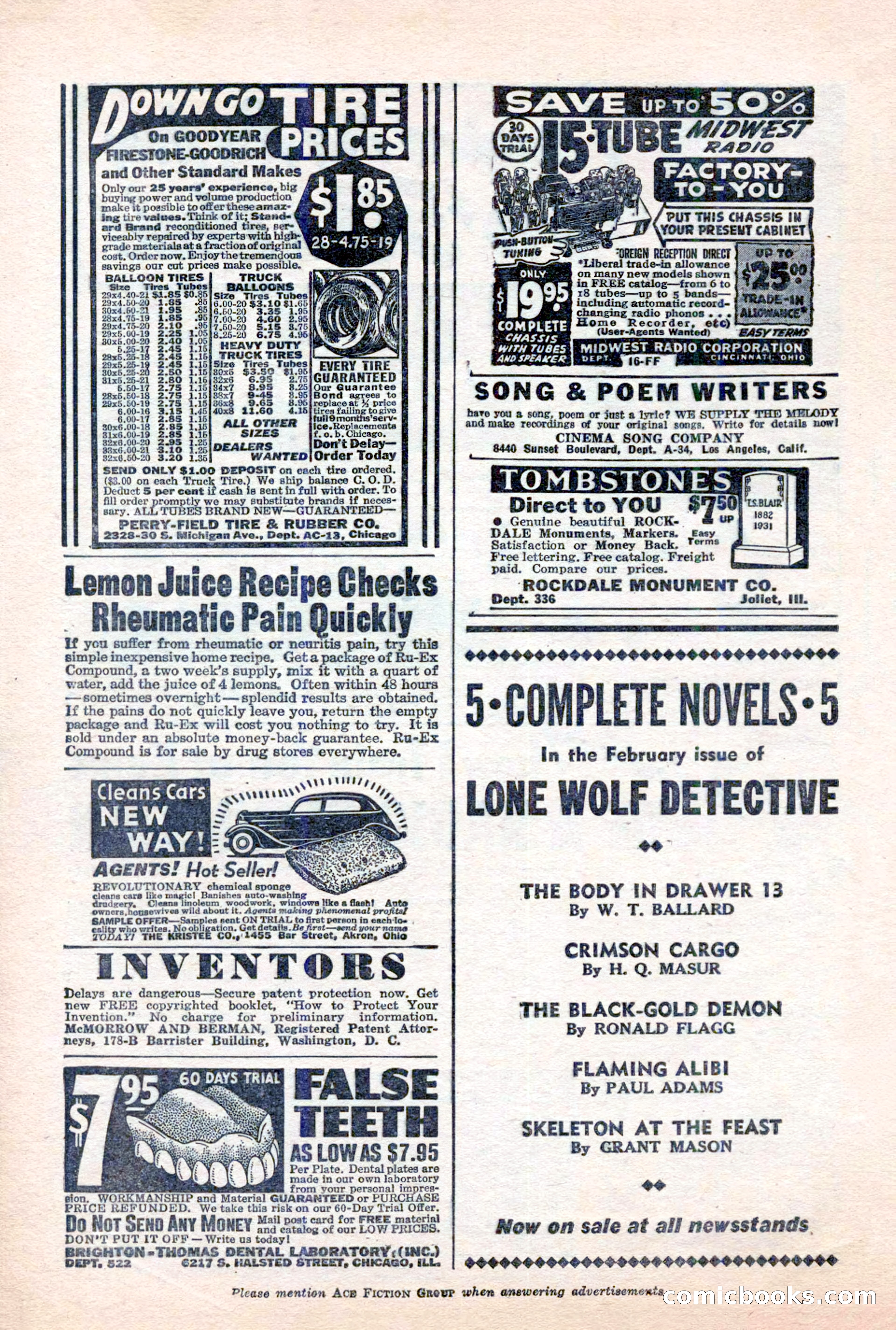 10-Story Detective, March 1941 — page 6 of 116