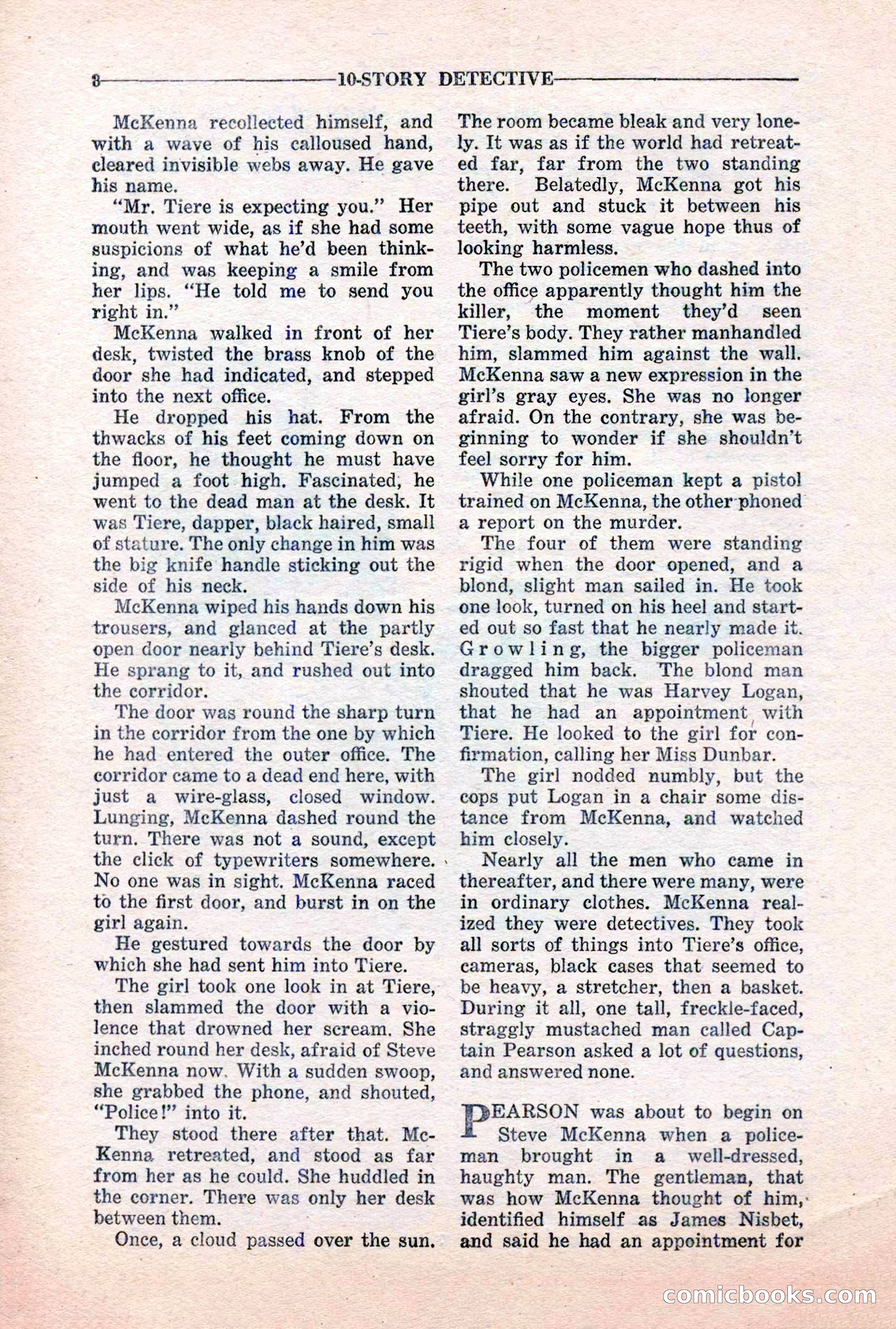 10-Story Detective, March 1941 — page 10 of 116