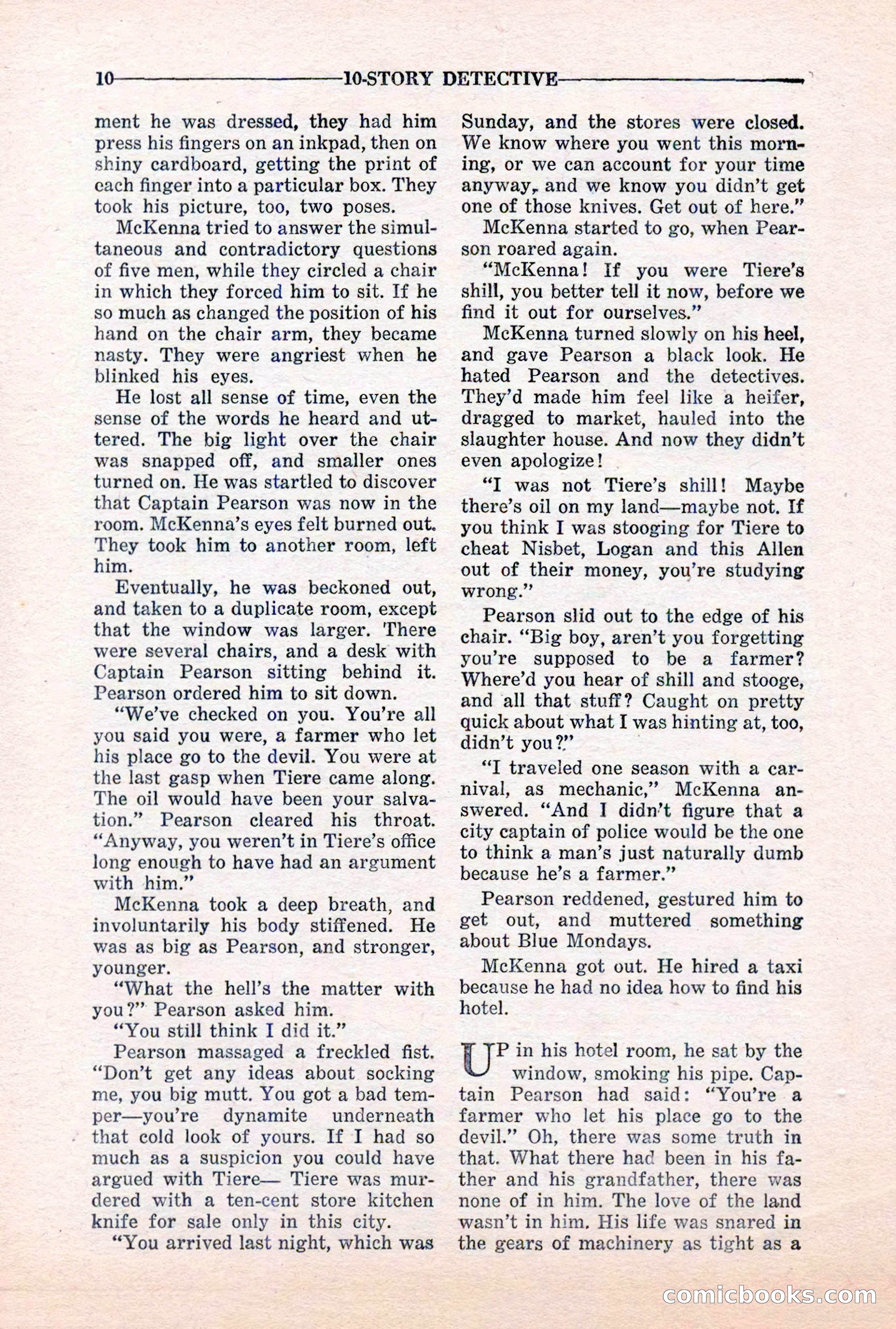 10-Story Detective, March 1941 — page 12 of 116