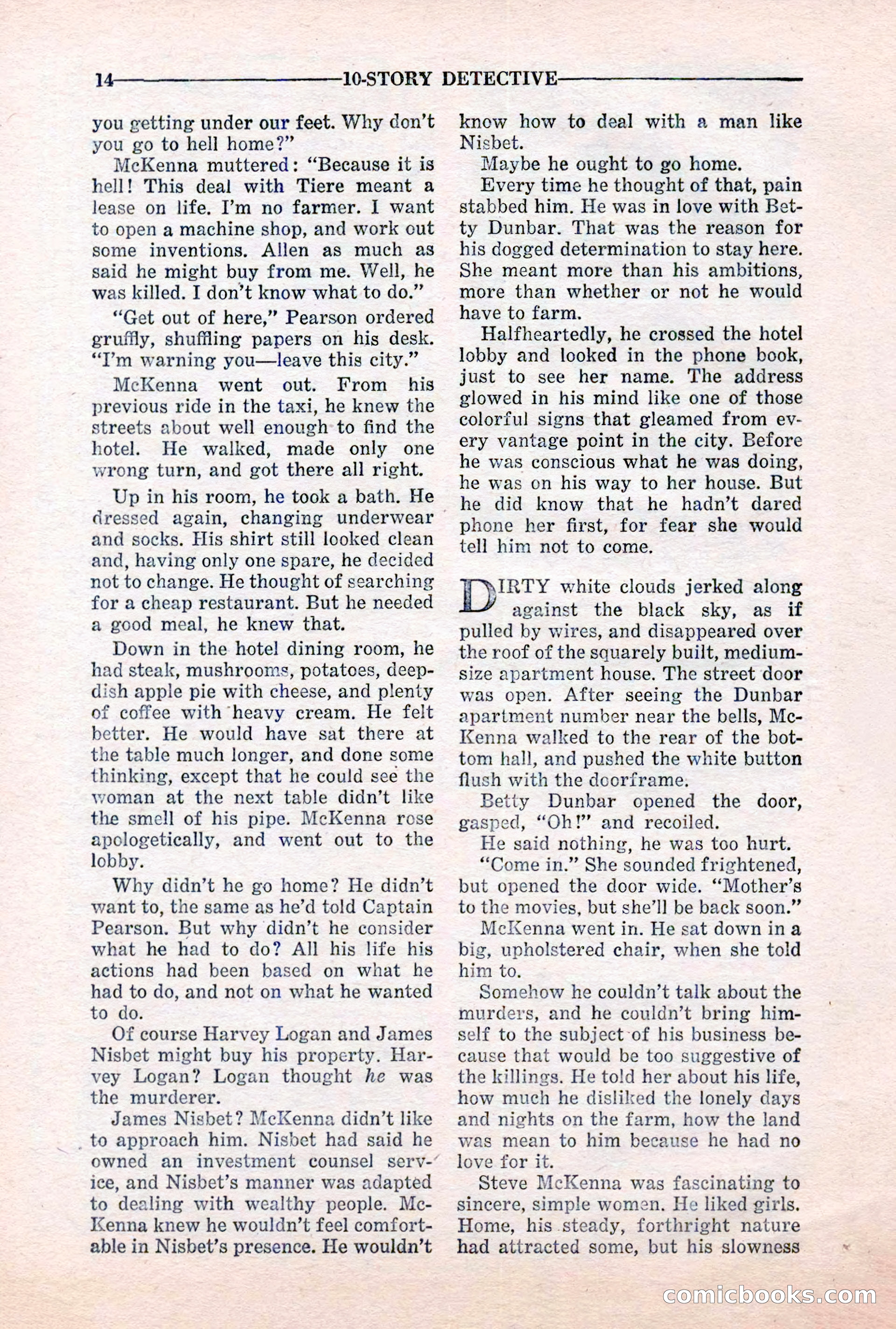 10-Story Detective, March 1941 — page 16 of 116