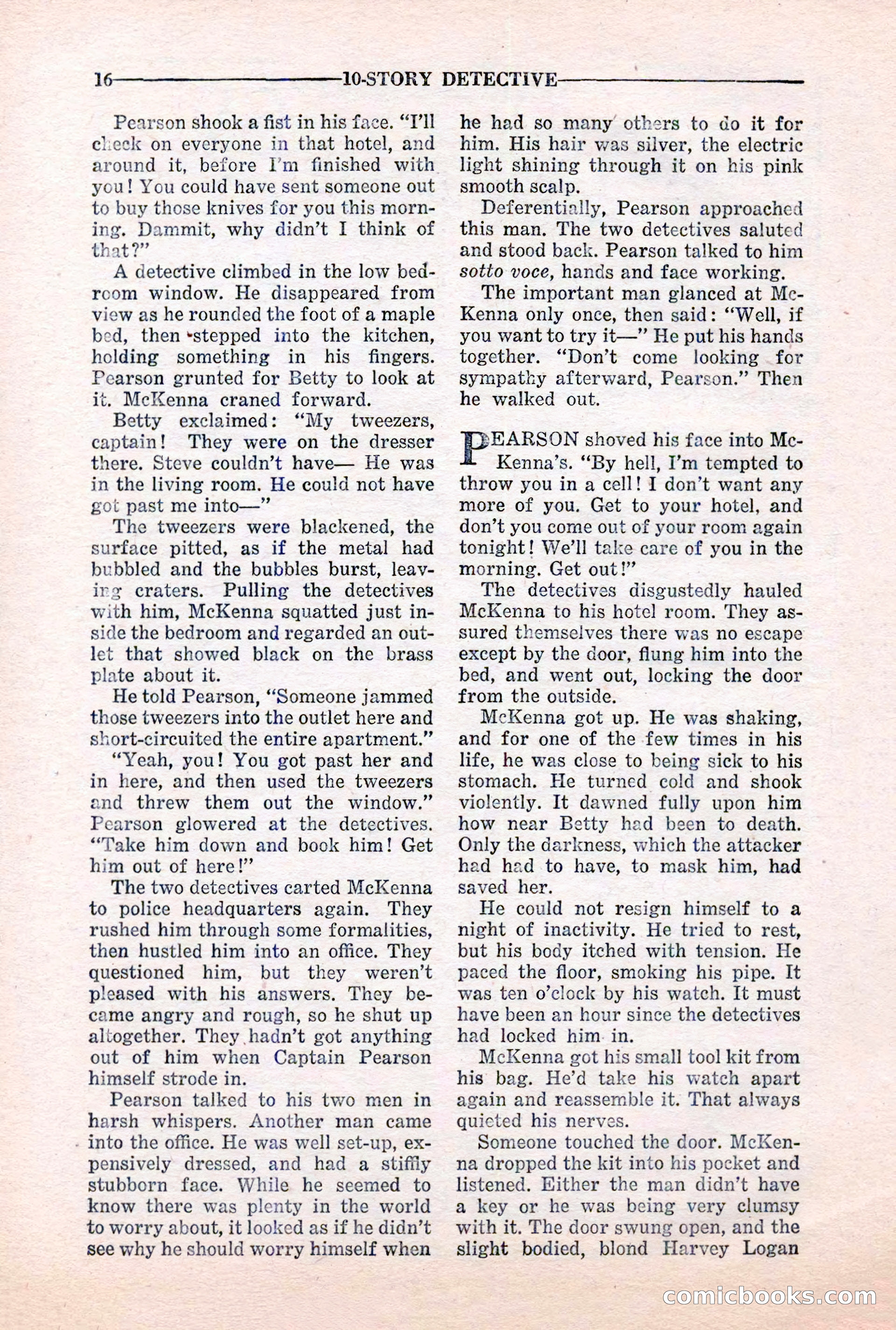 10-Story Detective, March 1941 — page 18 of 116