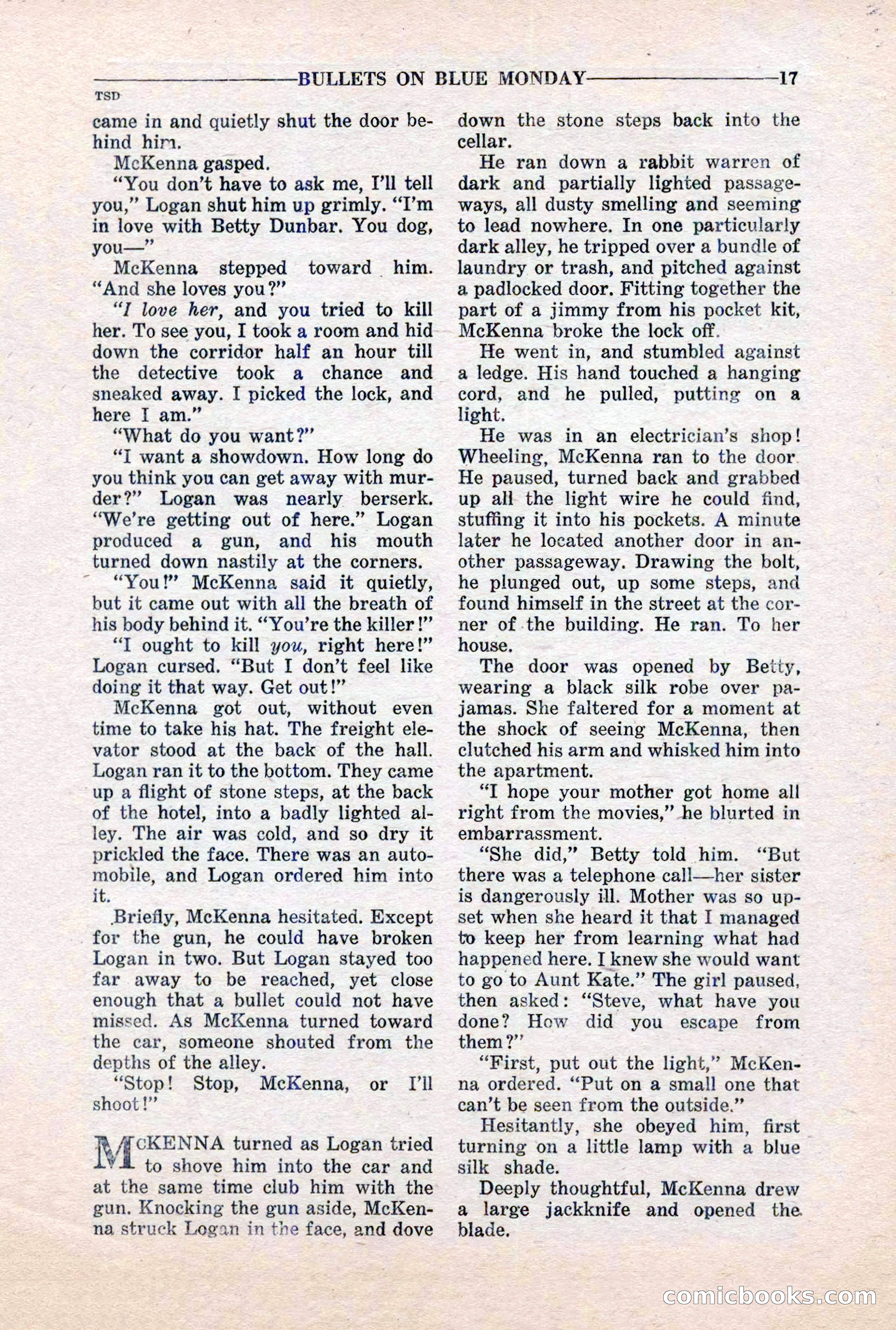 10-Story Detective, March 1941 — page 19 of 116