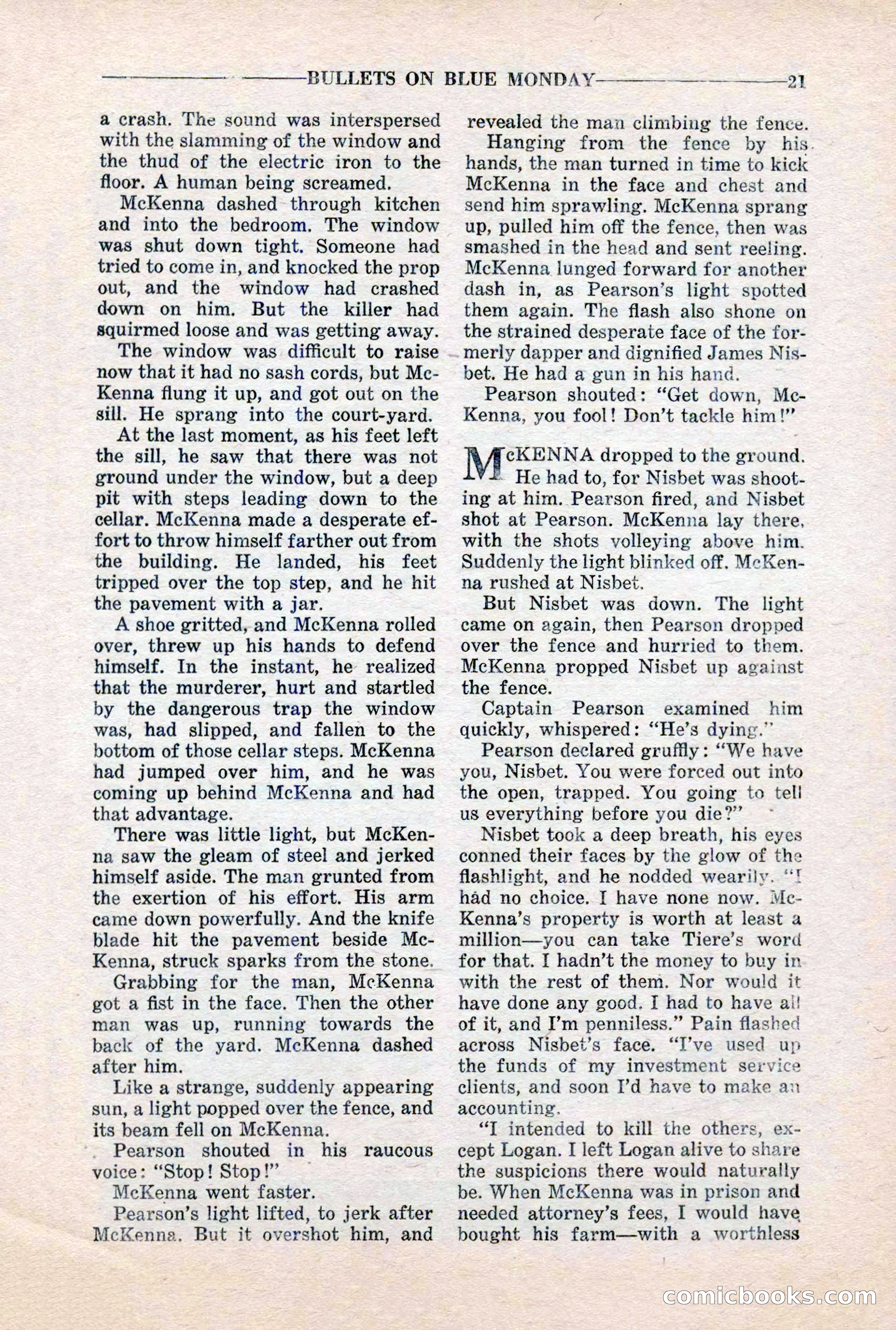 10-Story Detective, March 1941 — page 23 of 116