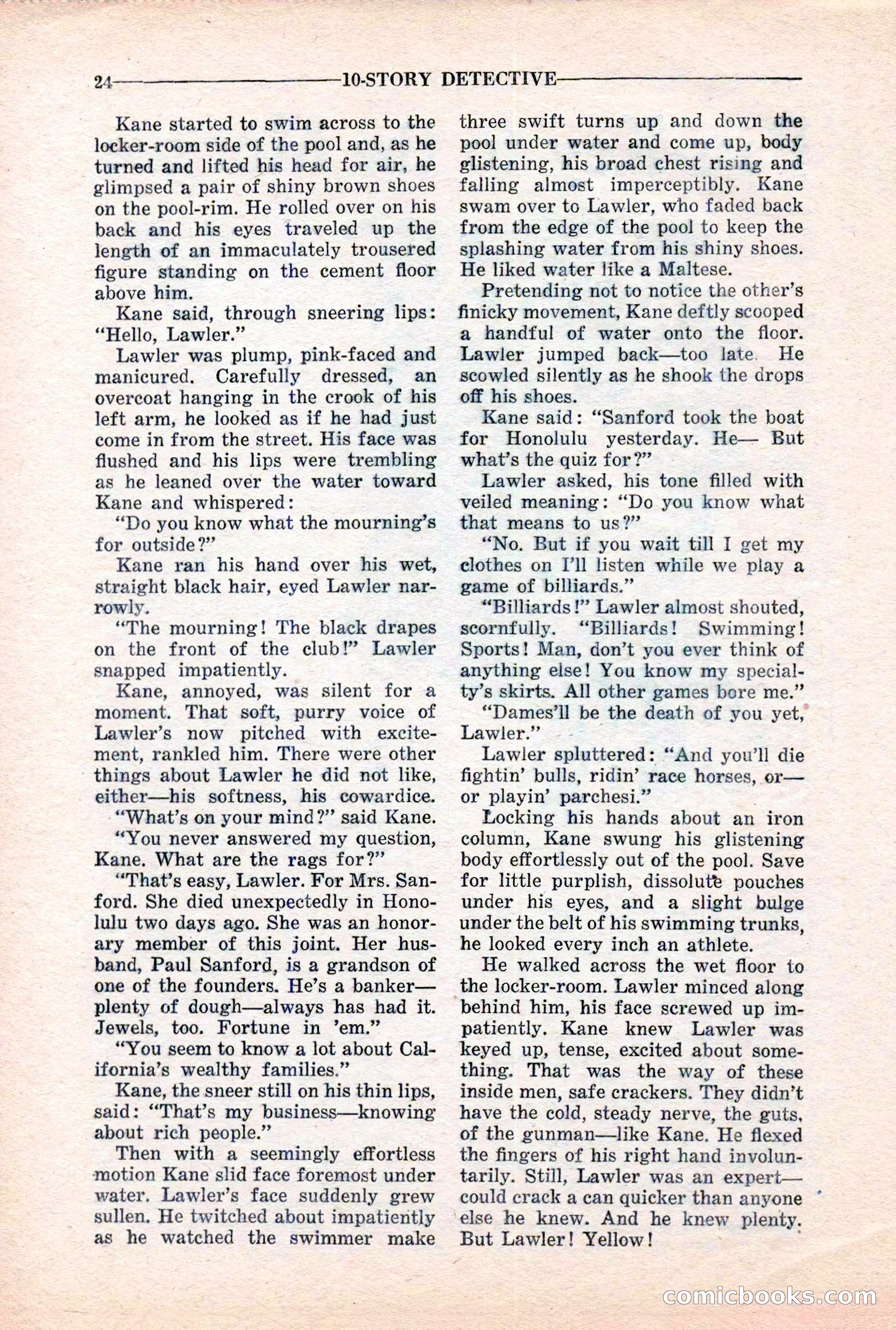 10-Story Detective, March 1941 — page 26 of 116