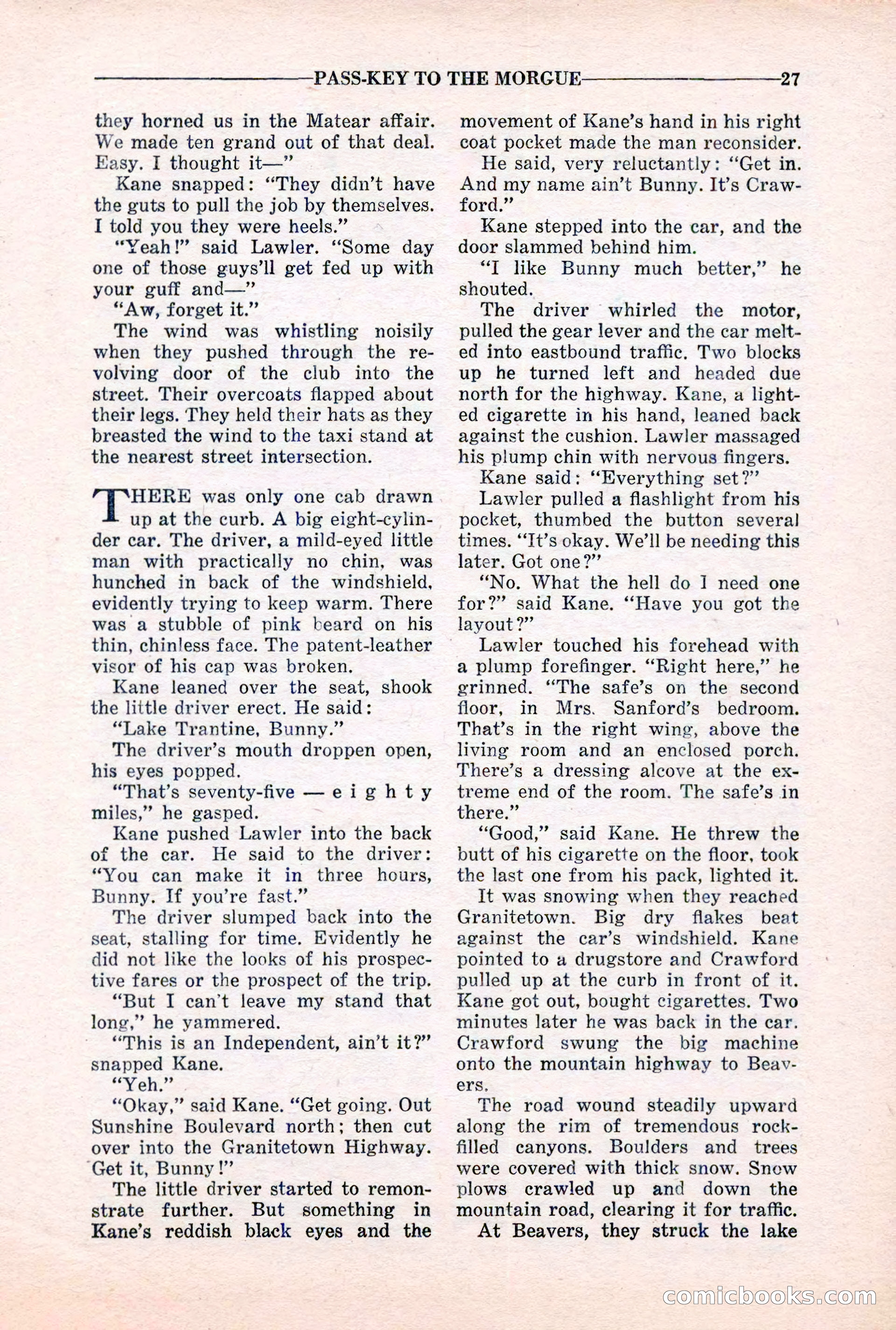 10-Story Detective, March 1941 — page 29 of 116