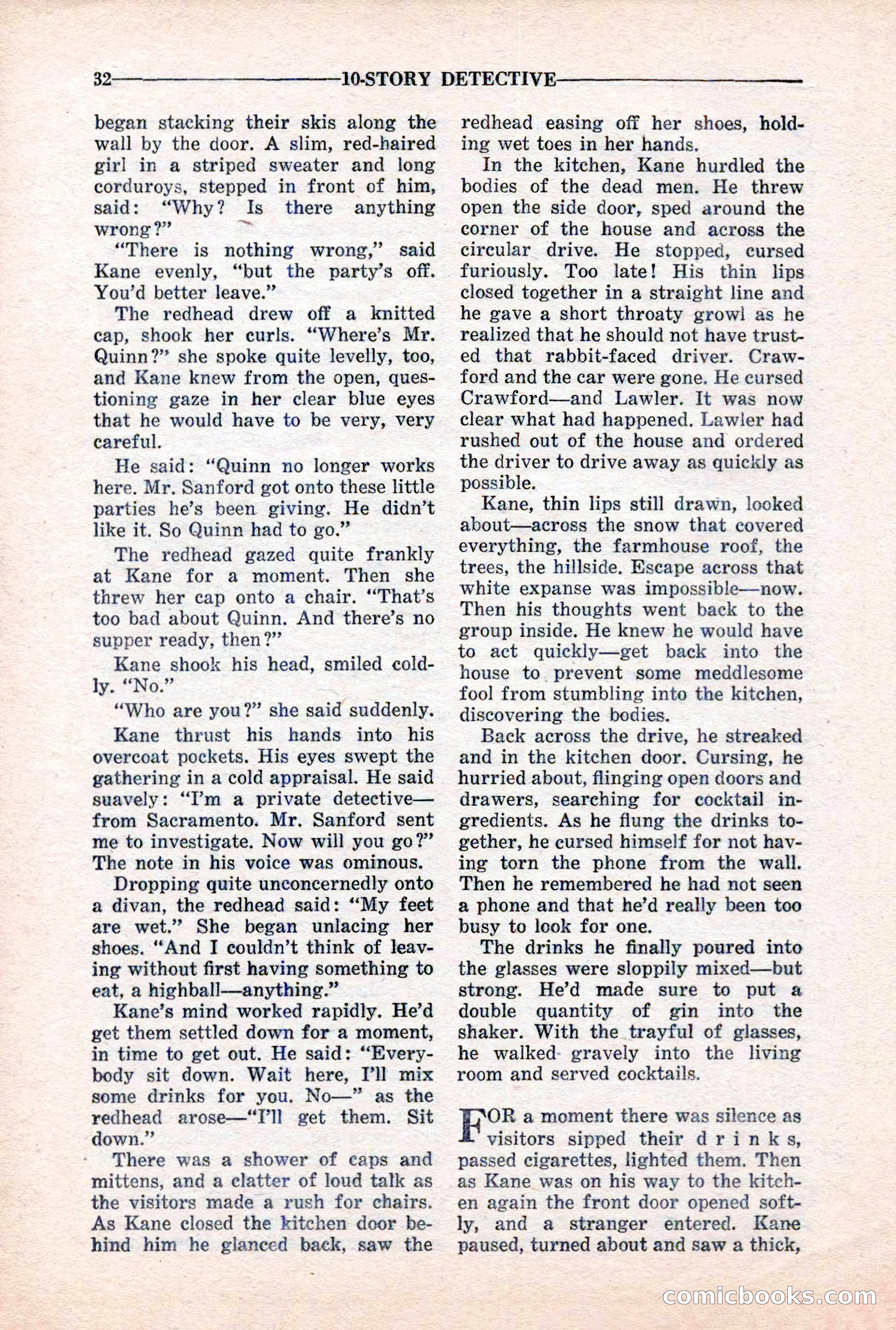 10-Story Detective, March 1941 — page 34 of 116