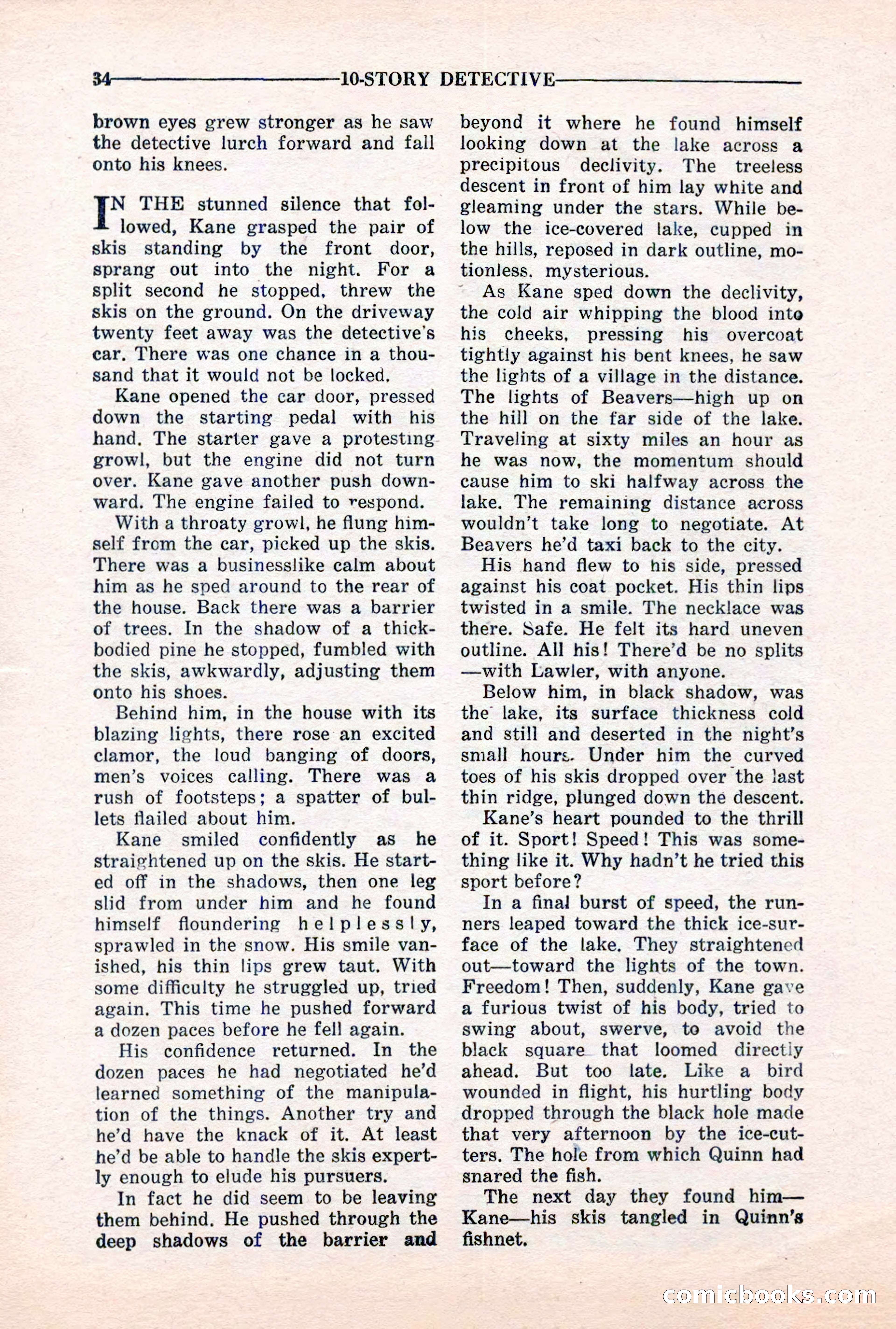 10-Story Detective, March 1941 — page 36 of 116