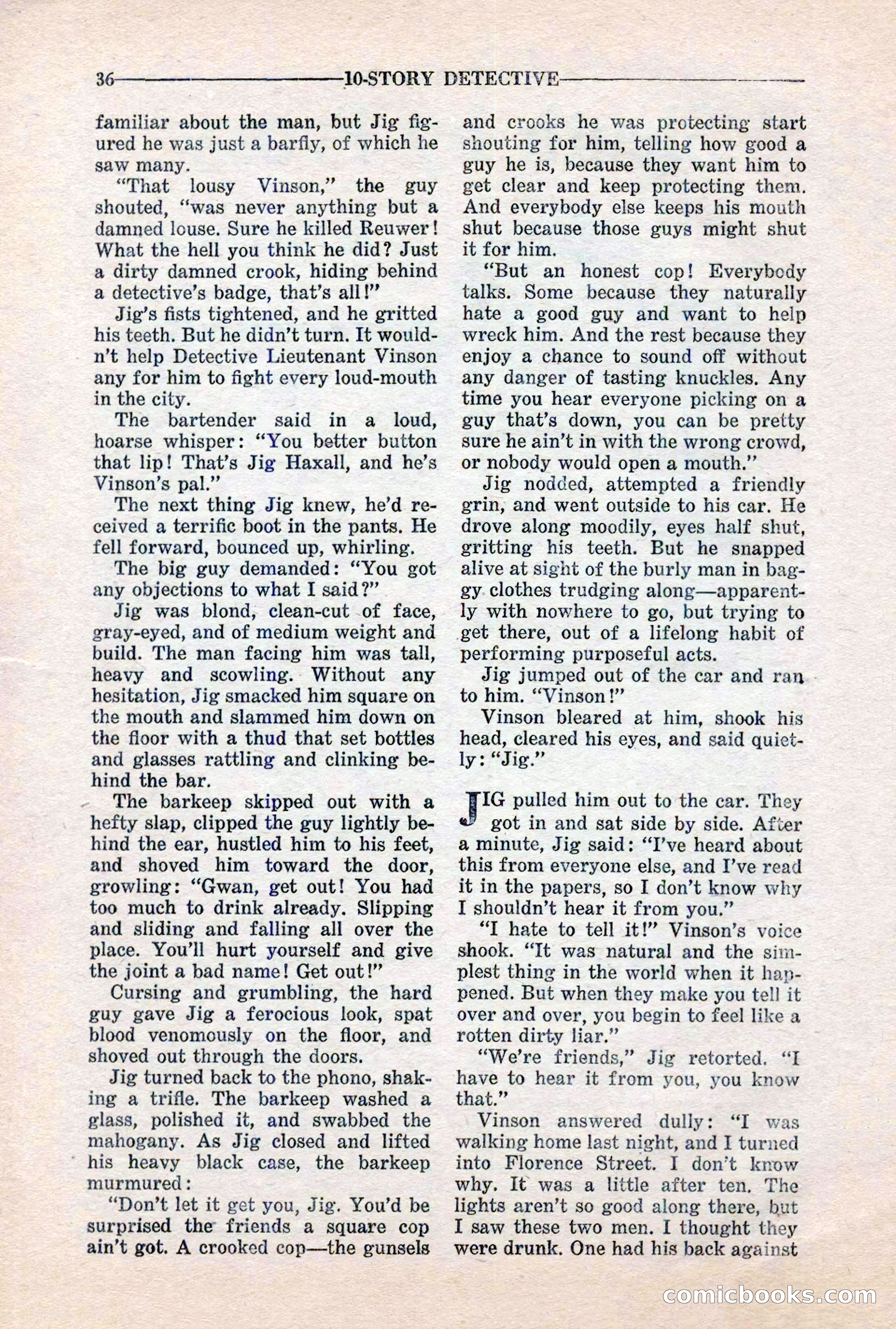 10-Story Detective, March 1941 — page 38 of 116