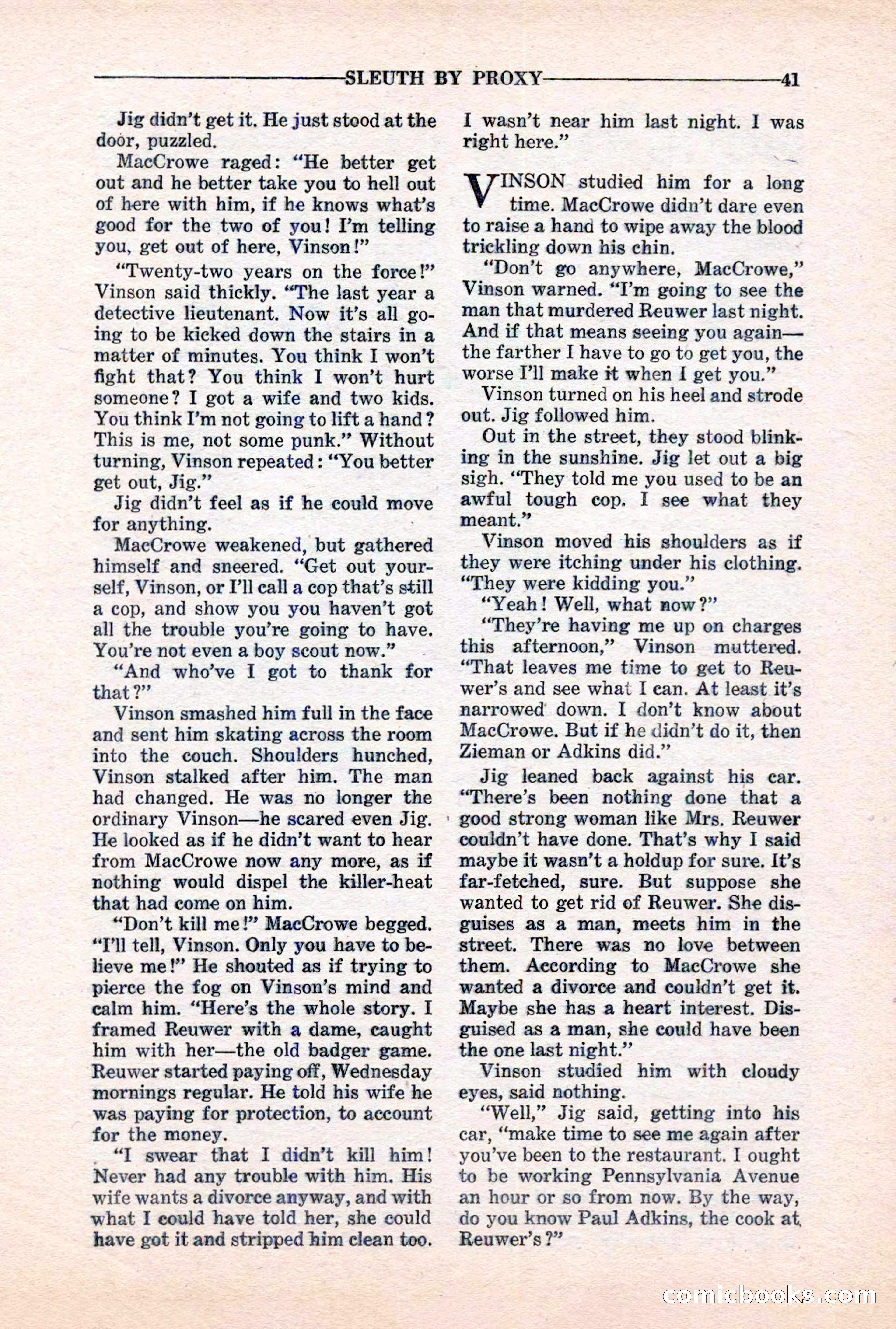 10-Story Detective, March 1941 — page 43 of 116