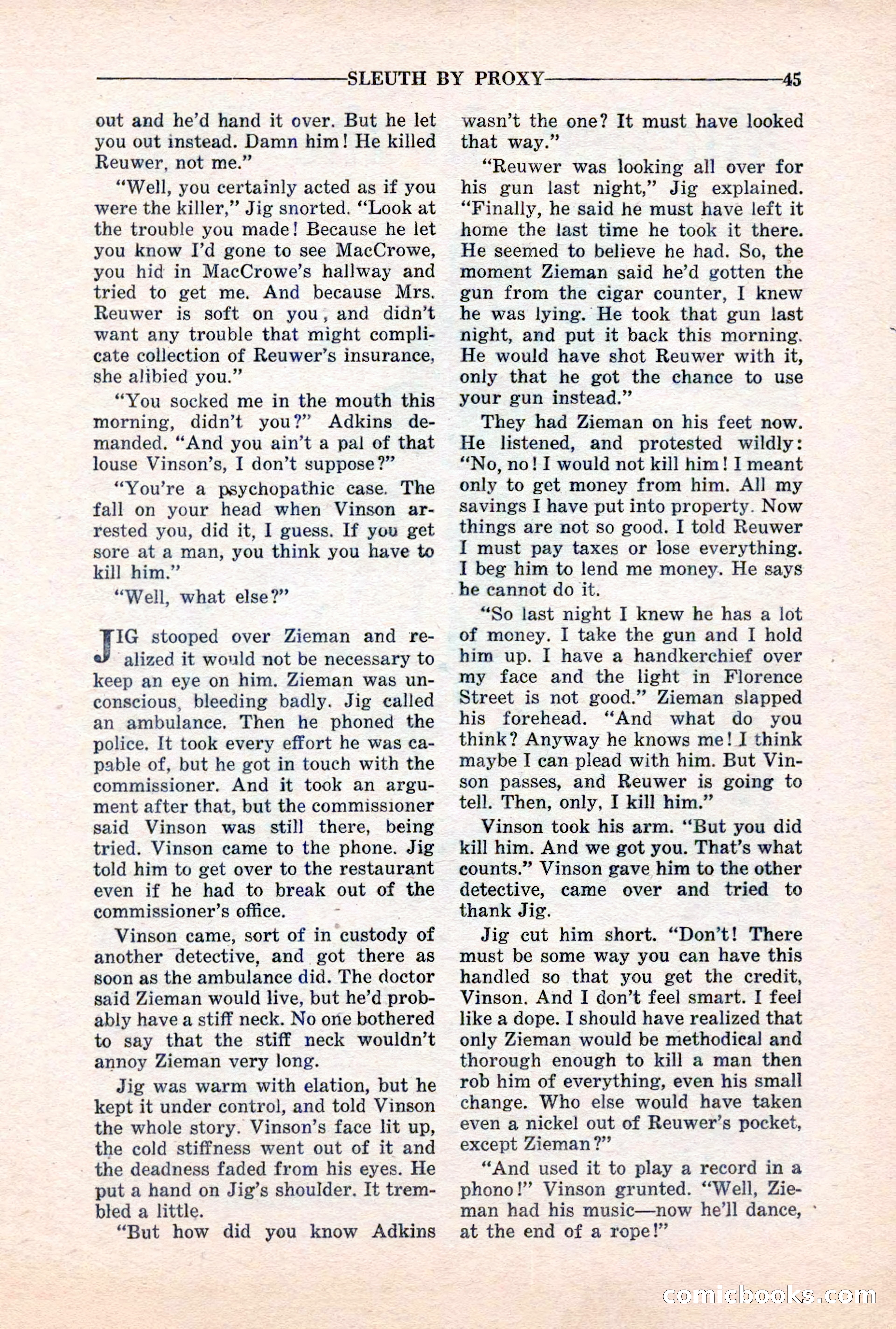 10-Story Detective, March 1941 — page 47 of 116