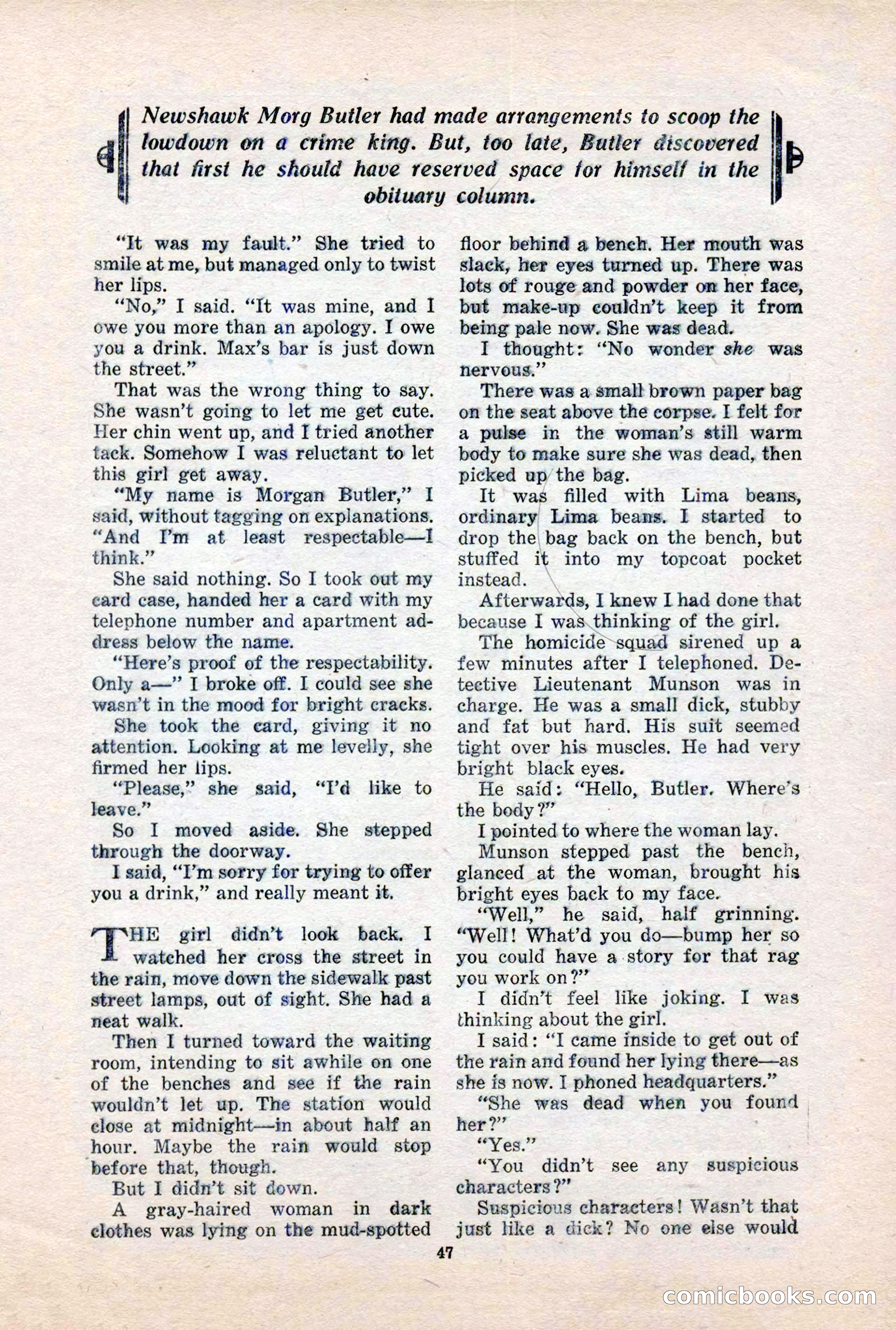 10-Story Detective, March 1941 — page 49 of 116