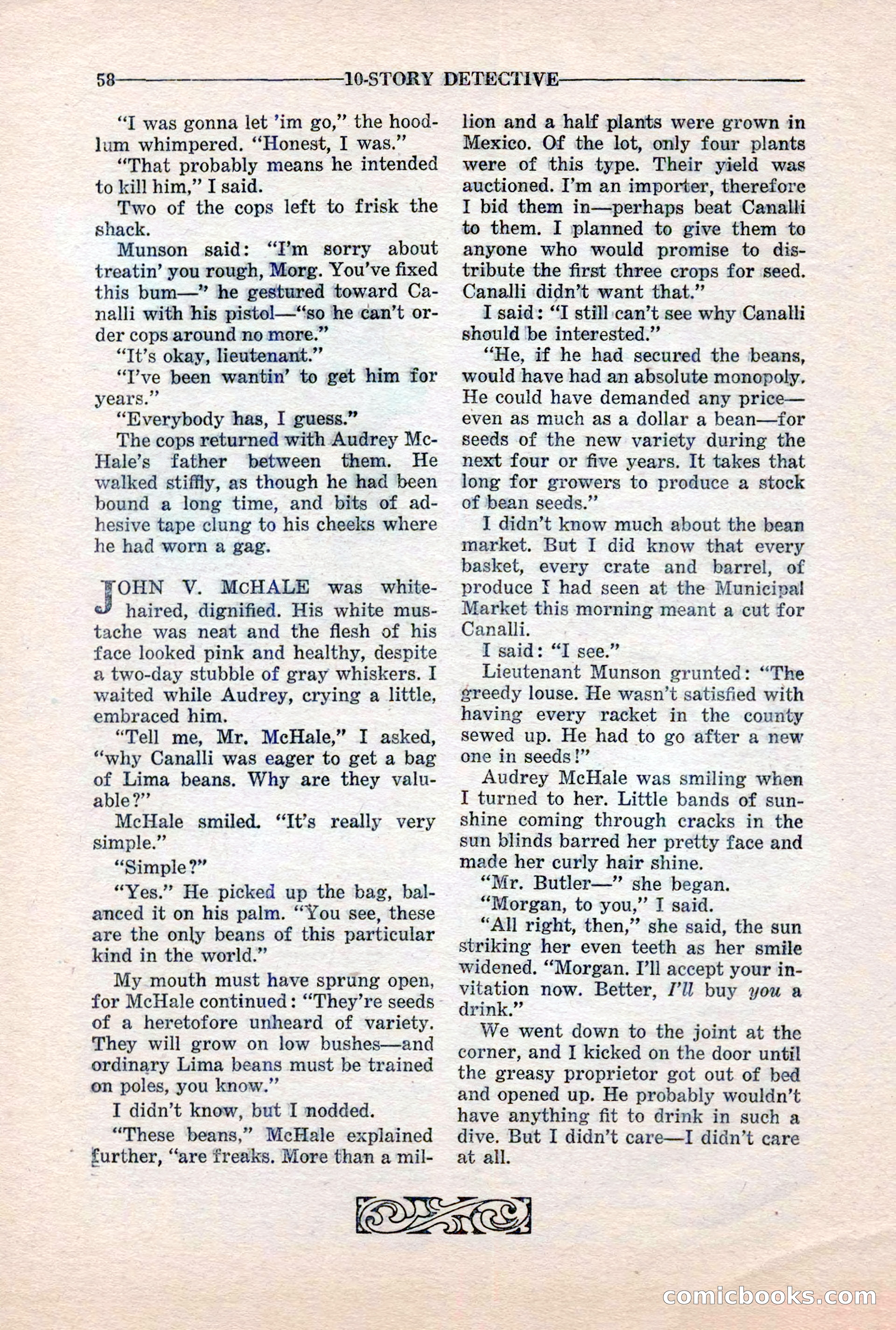 10-Story Detective, March 1941 — page 60 of 116