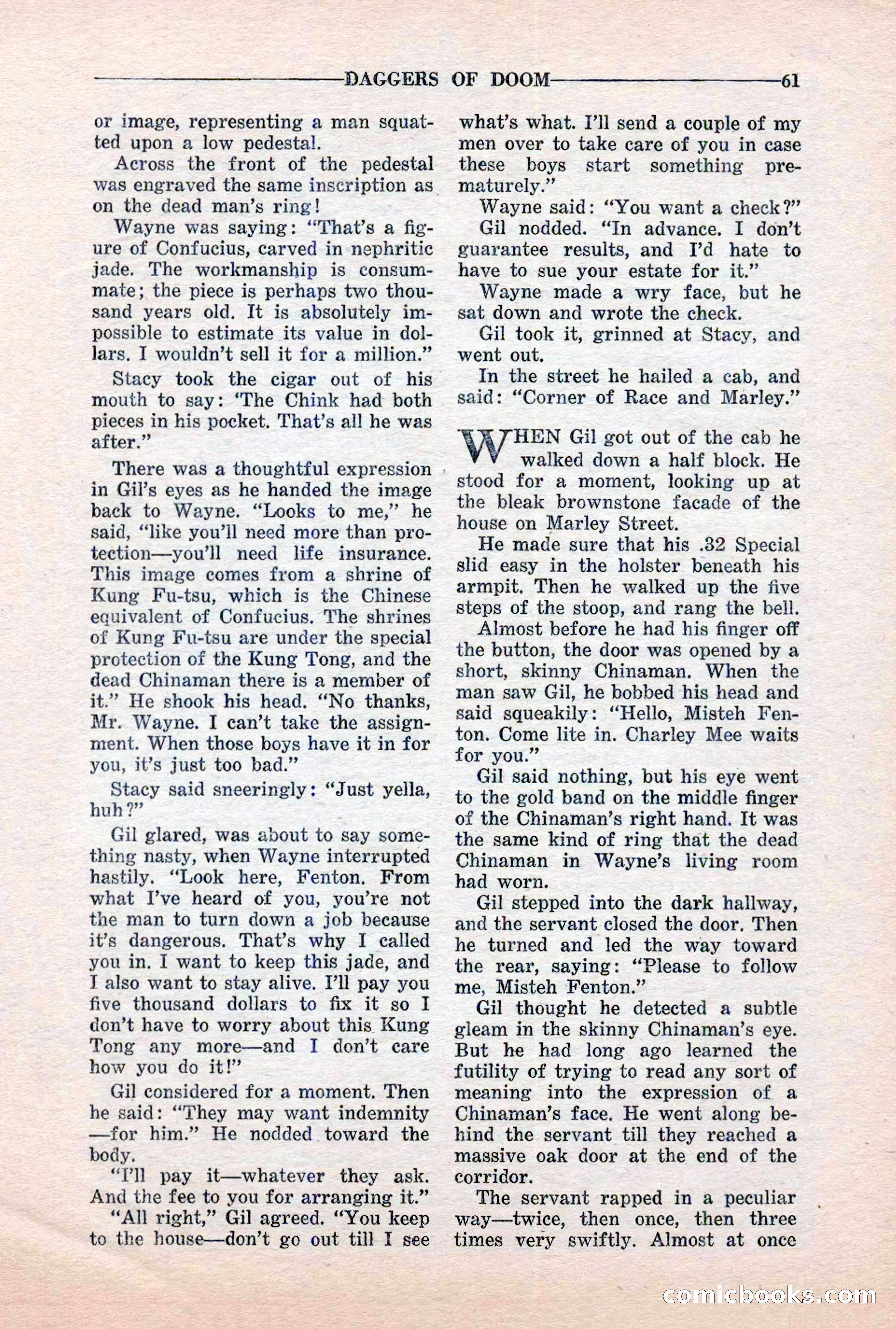10-Story Detective, March 1941 — page 63 of 116