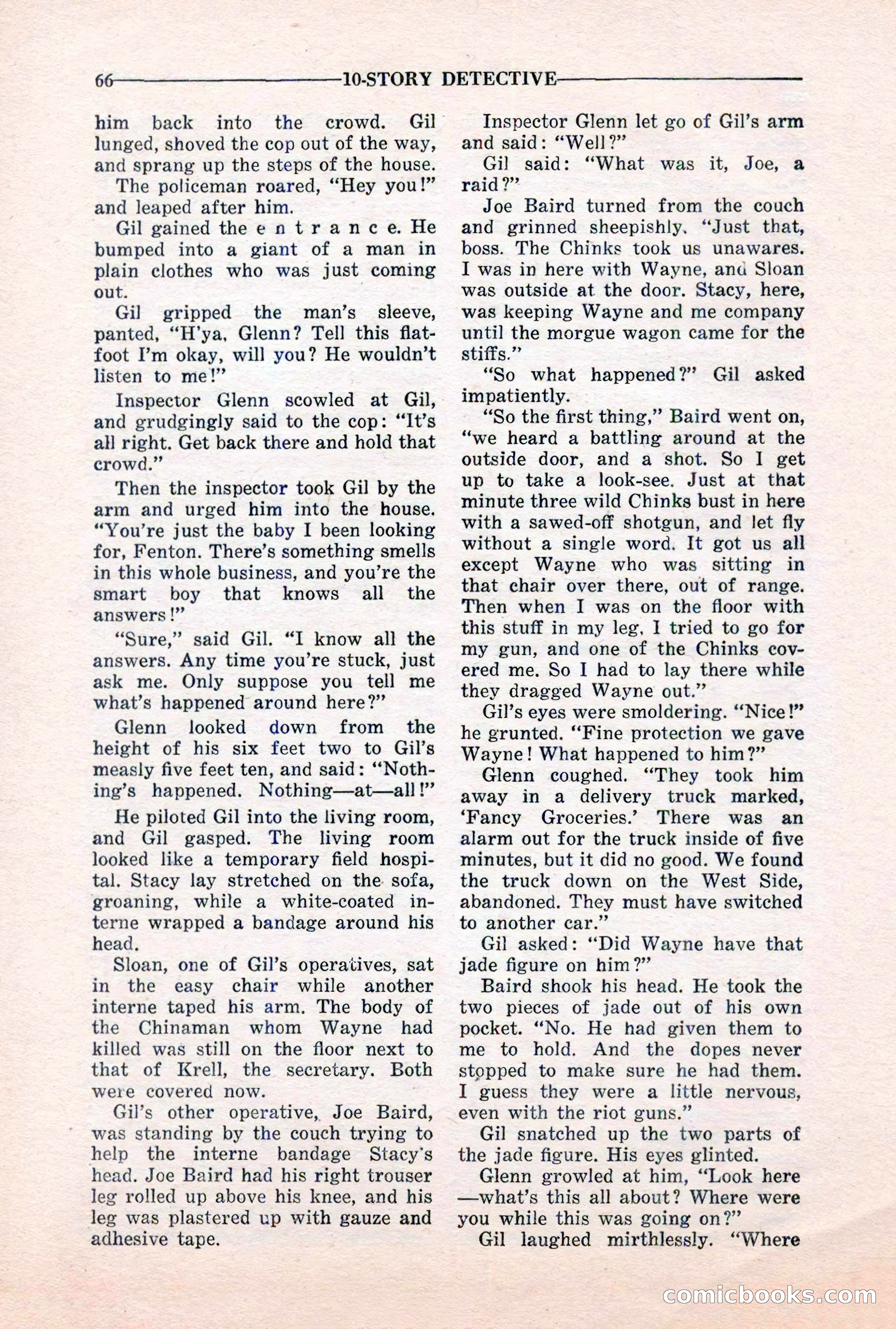 10-Story Detective, March 1941 — page 68 of 116