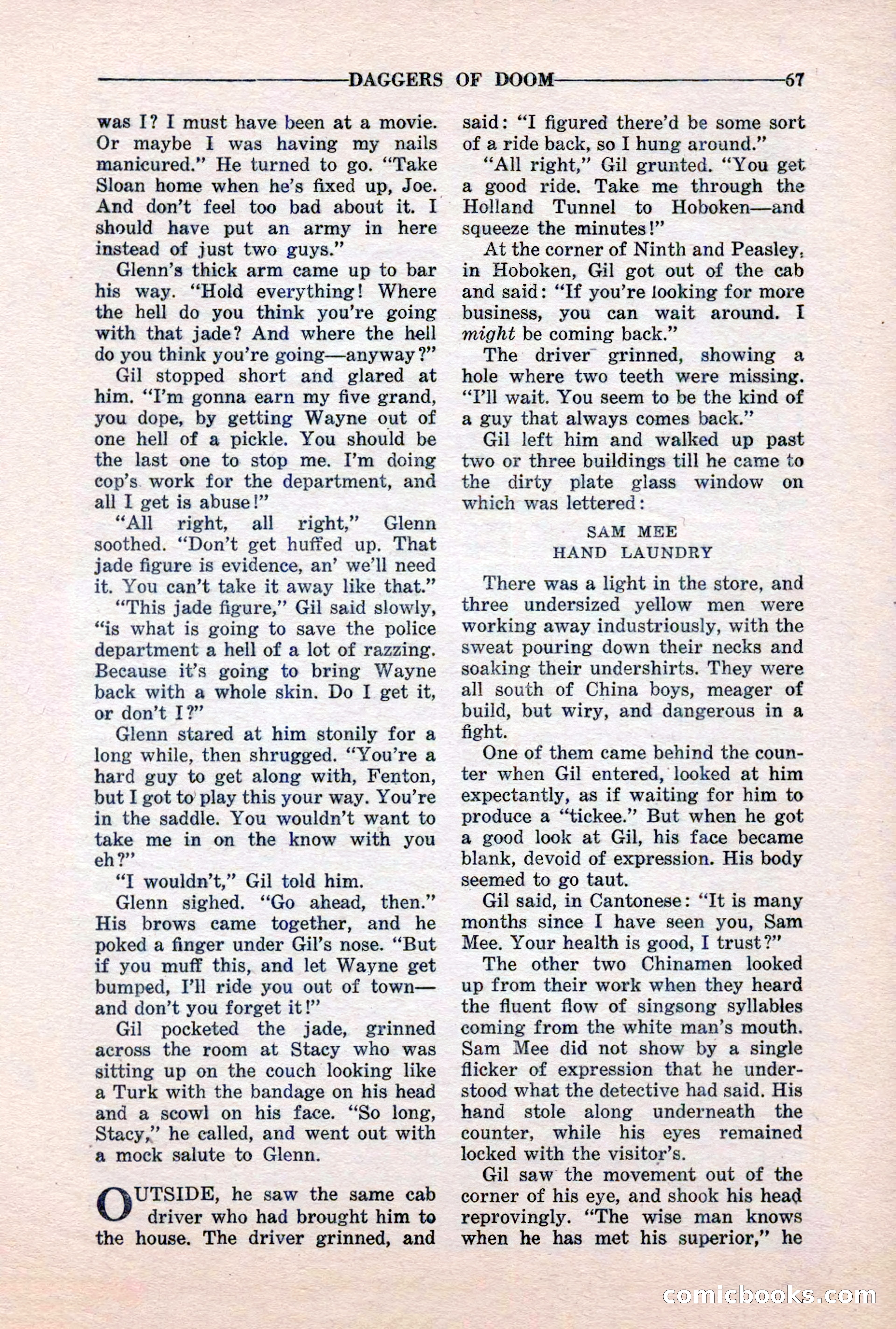 10-Story Detective, March 1941 — page 69 of 116