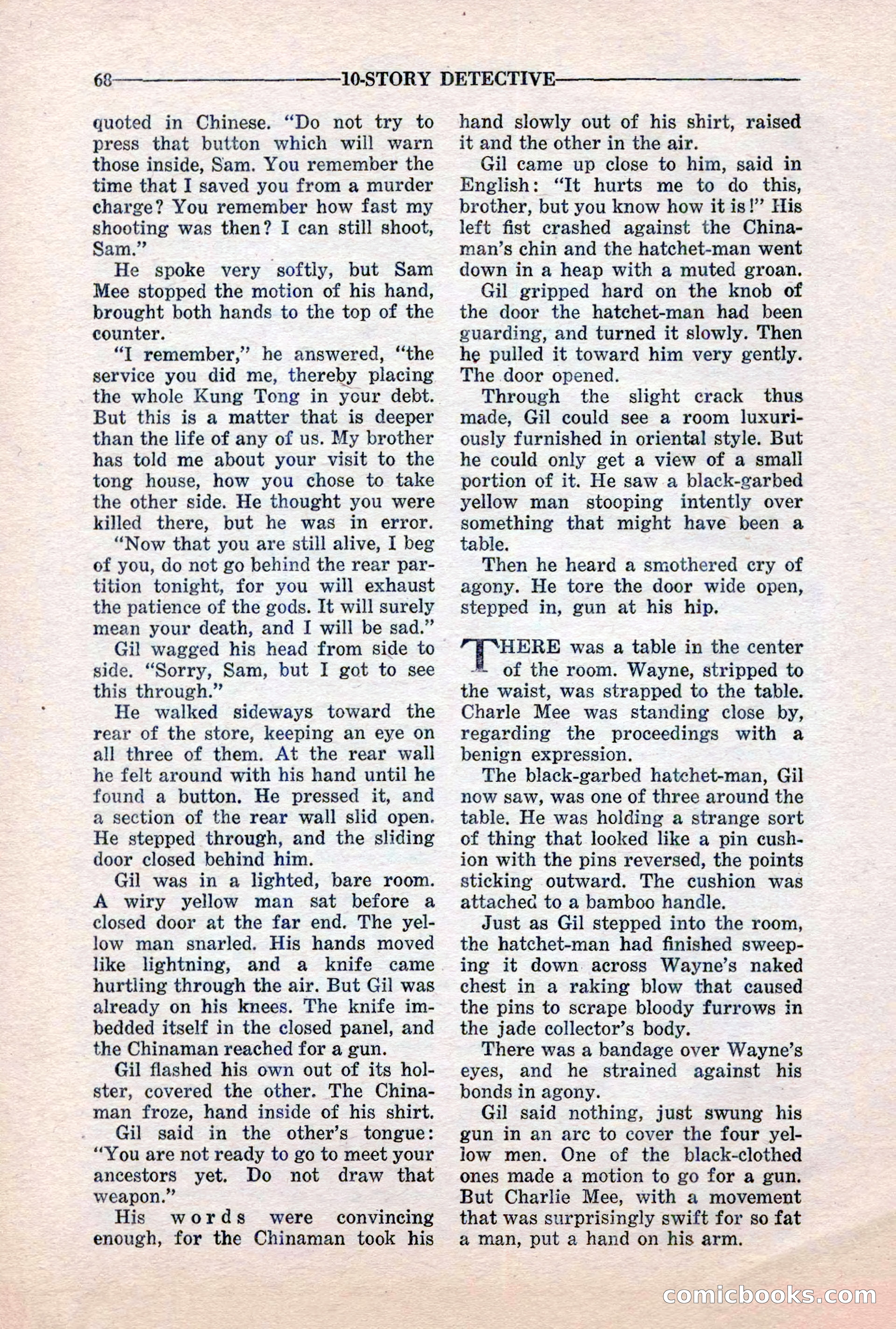 10-Story Detective, March 1941 — page 70 of 116