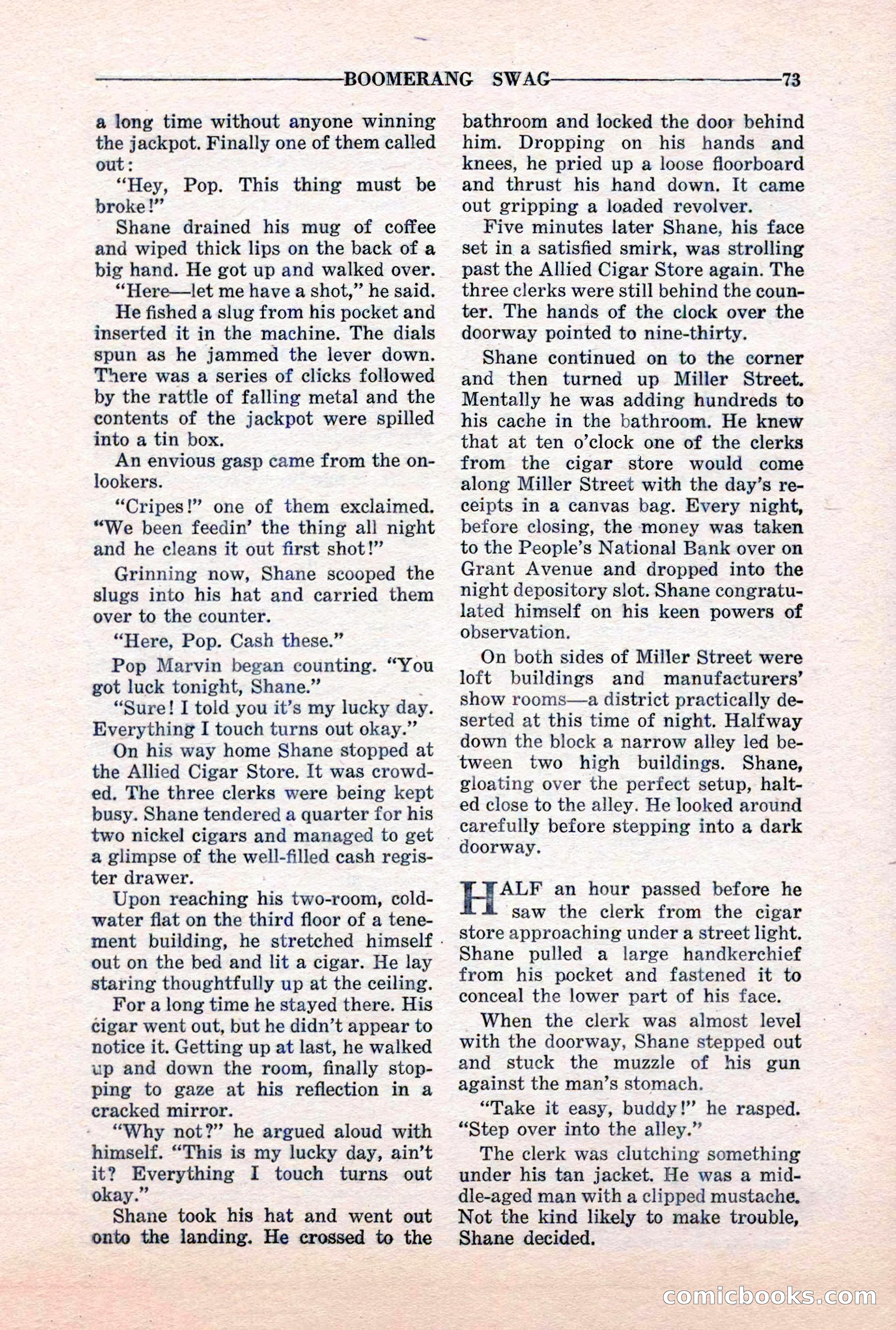 10-Story Detective, March 1941 — page 75 of 116