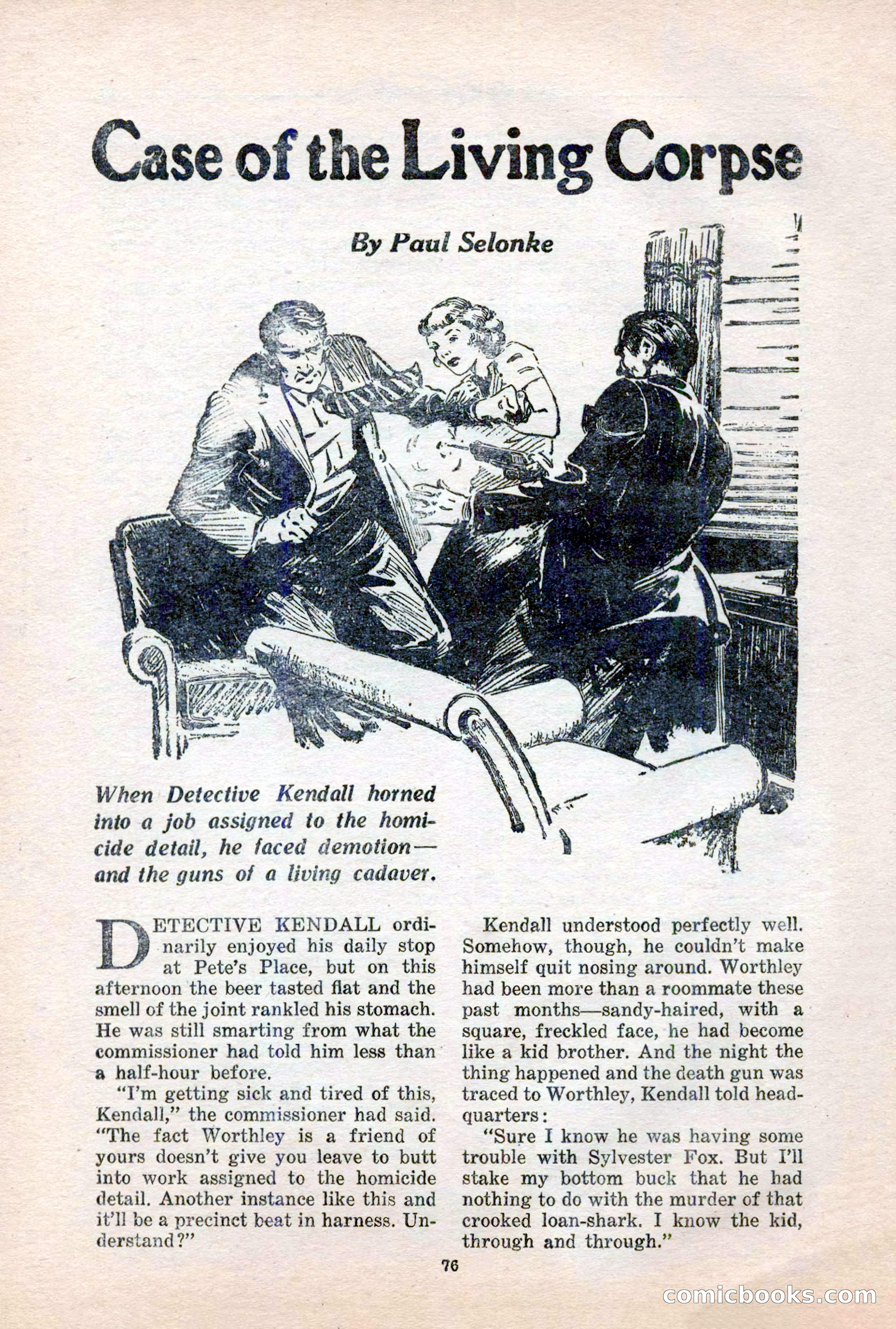 10-Story Detective, March 1941 — page 78 of 116