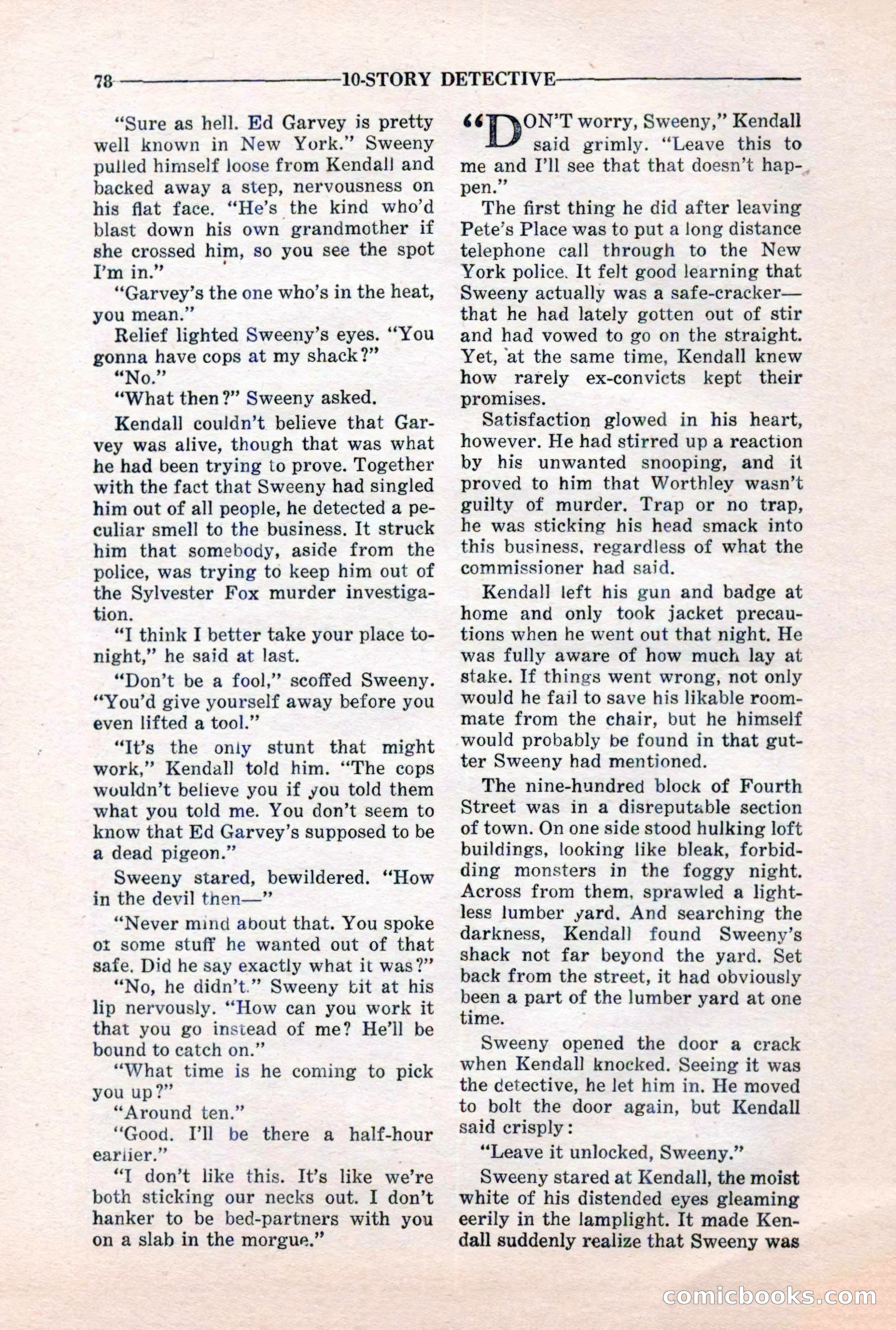 10-Story Detective, March 1941 — page 80 of 116