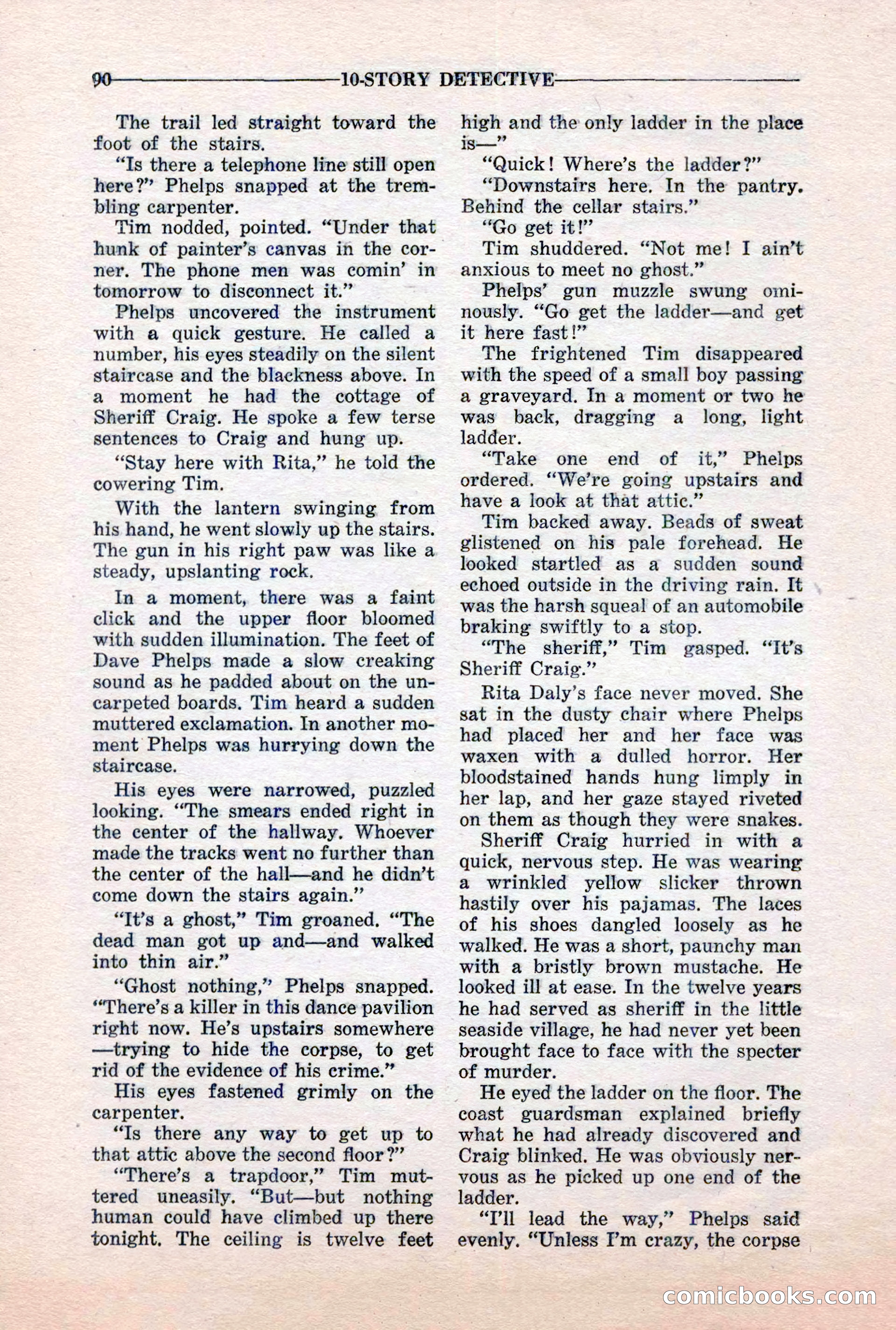 10-Story Detective, March 1941 — page 92 of 116