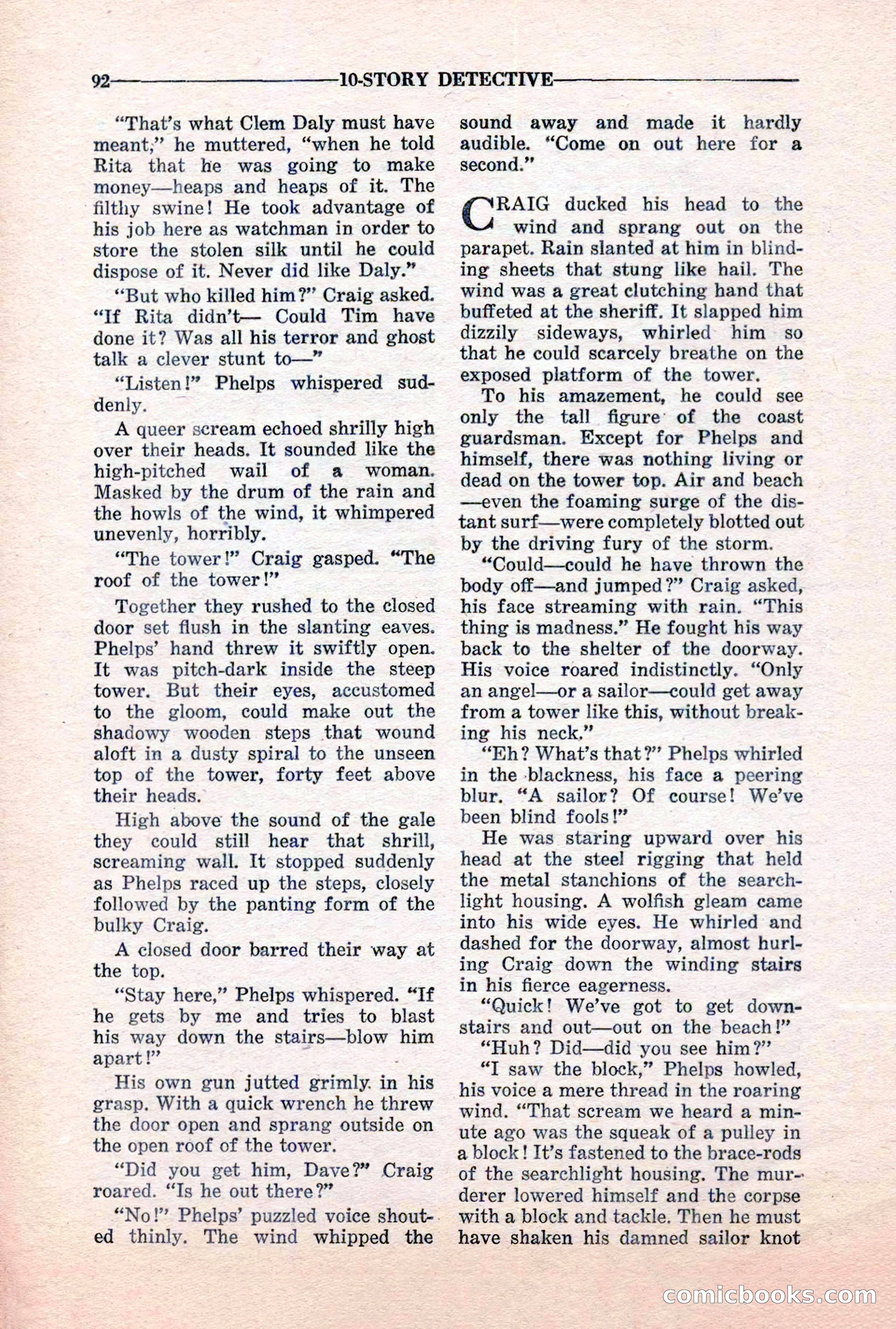 10-Story Detective, March 1941 — page 94 of 116