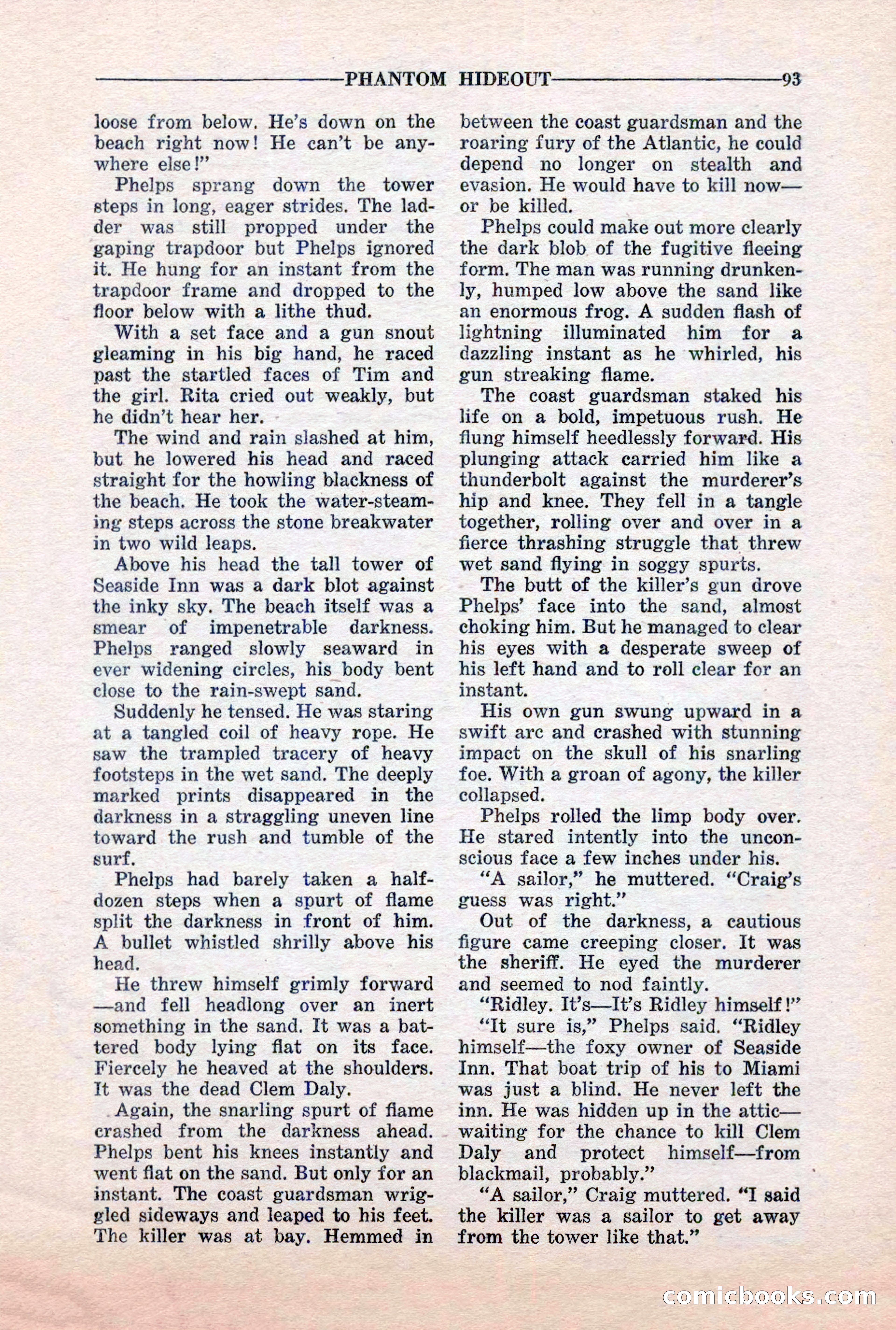 10-Story Detective, March 1941 — page 95 of 116