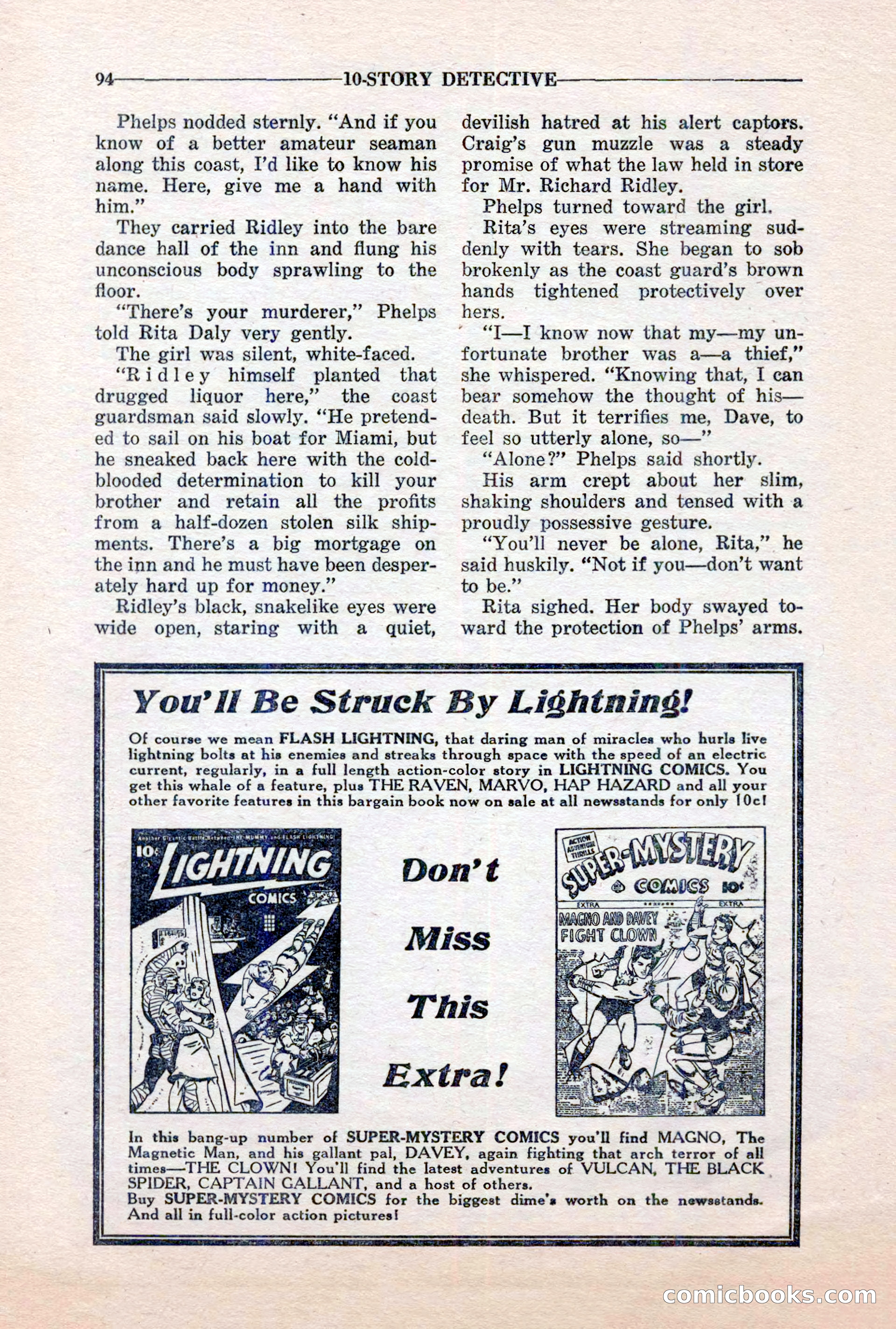 10-Story Detective, March 1941 — page 96 of 116
