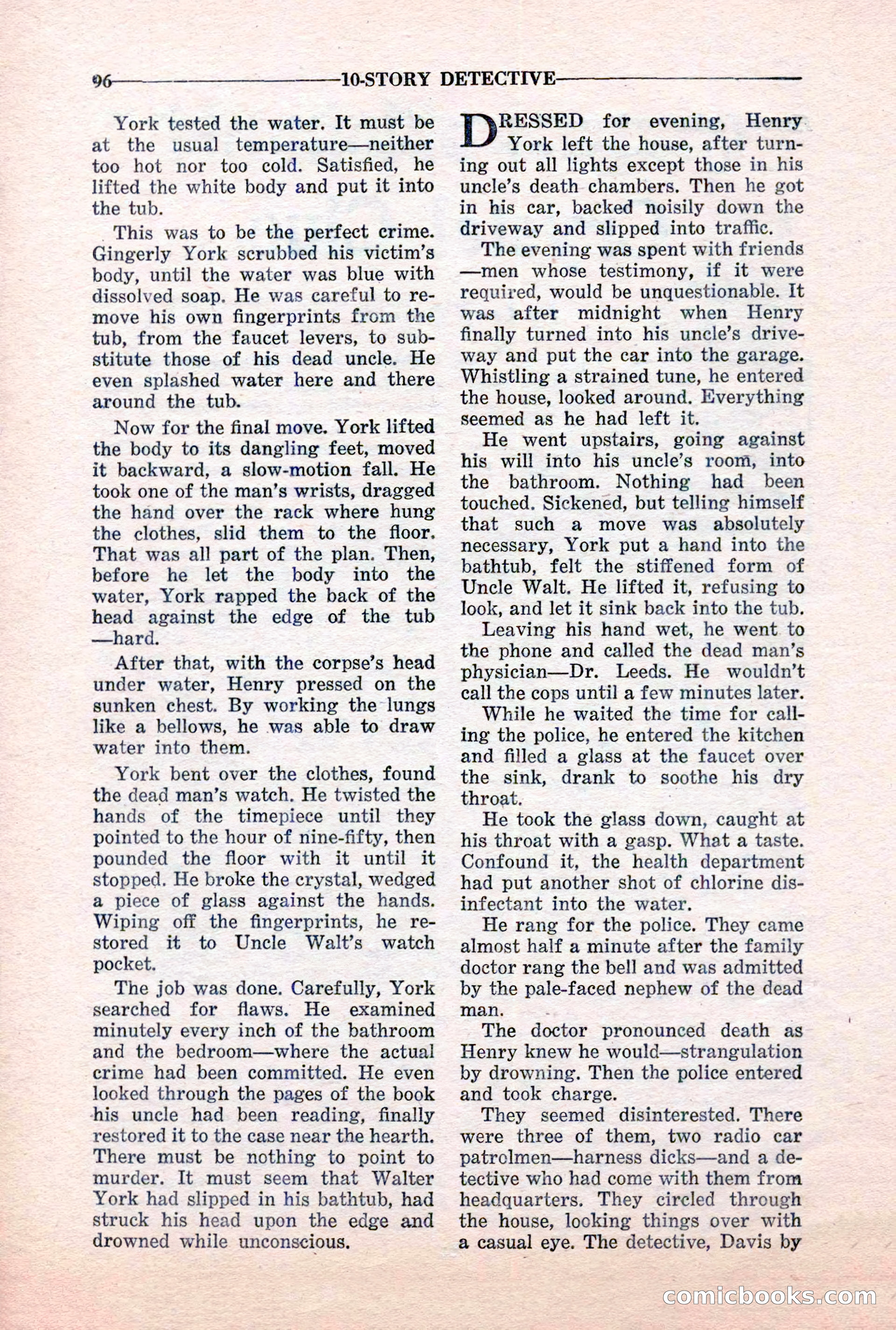 10-Story Detective, March 1941 — page 98 of 116