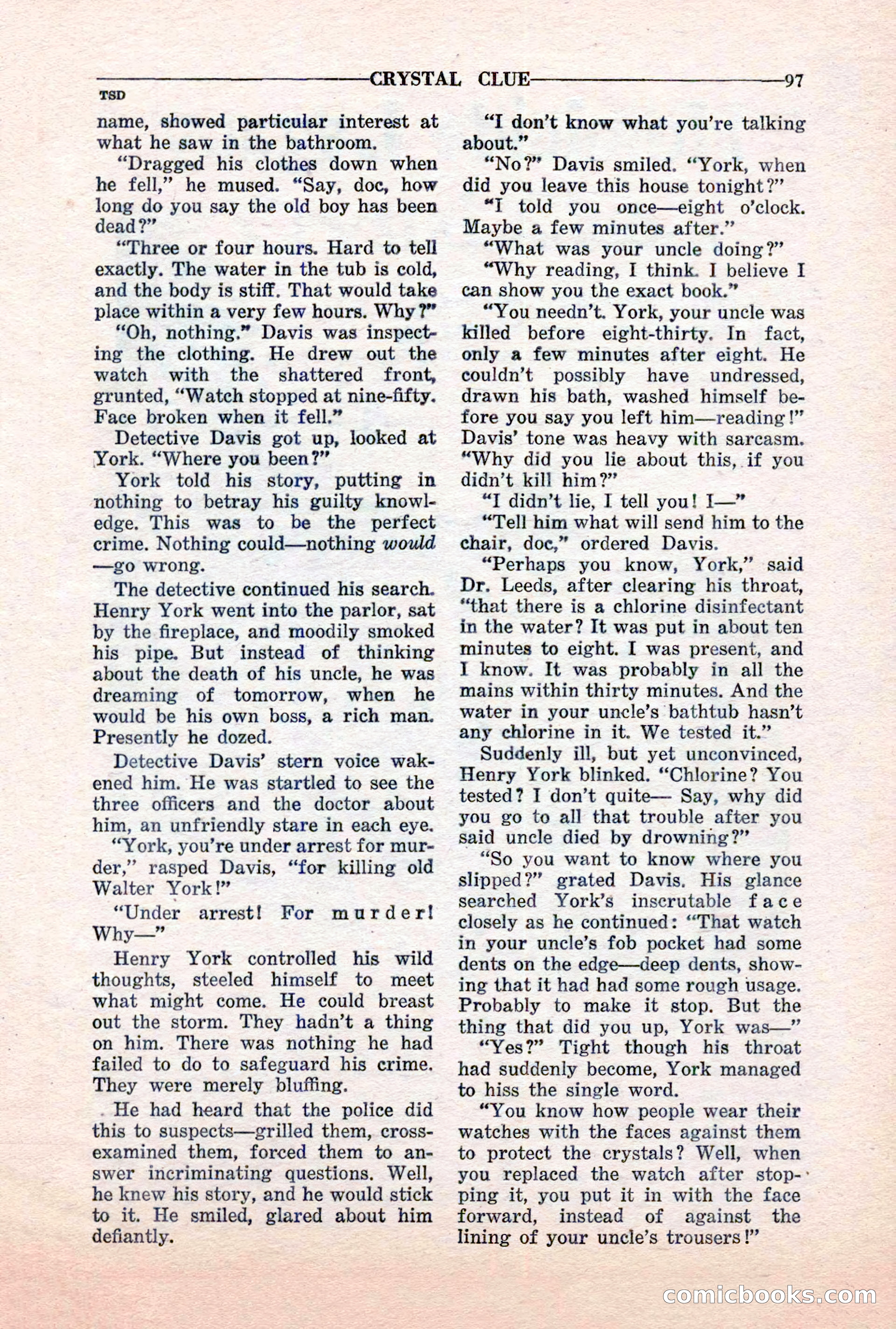 10-Story Detective, March 1941 — page 99 of 116