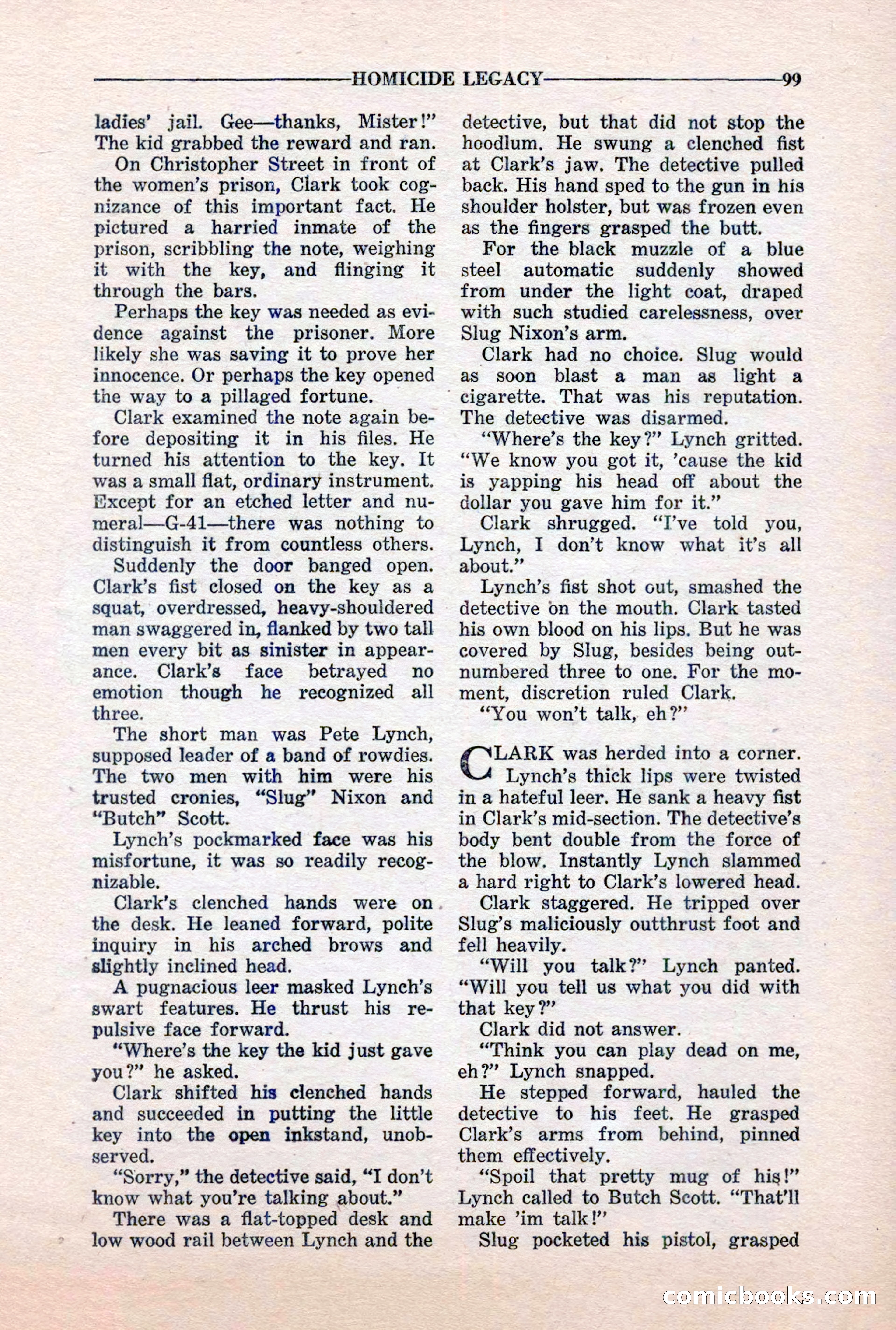10-Story Detective, March 1941 — page 101 of 116