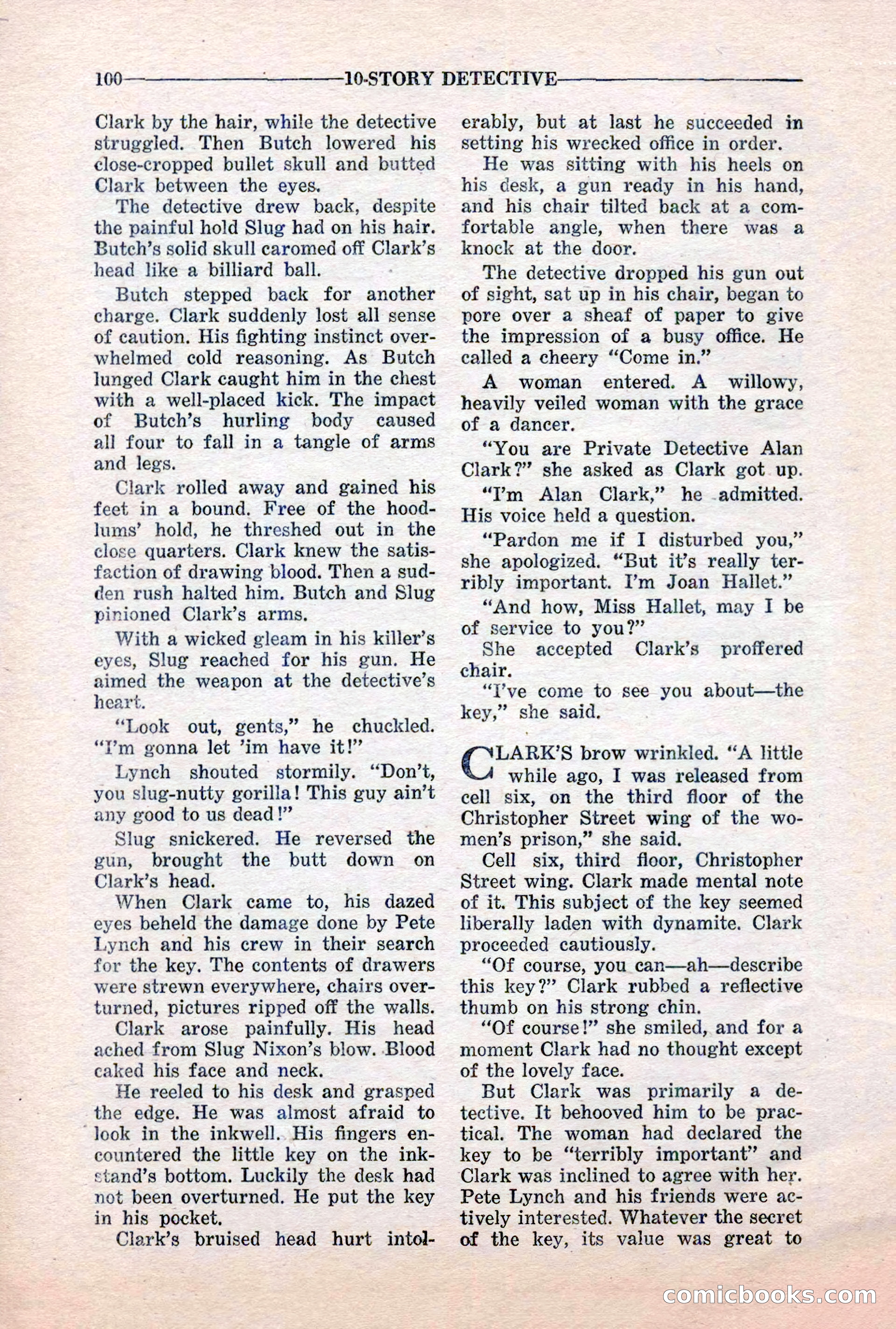 10-Story Detective, March 1941 — page 102 of 116