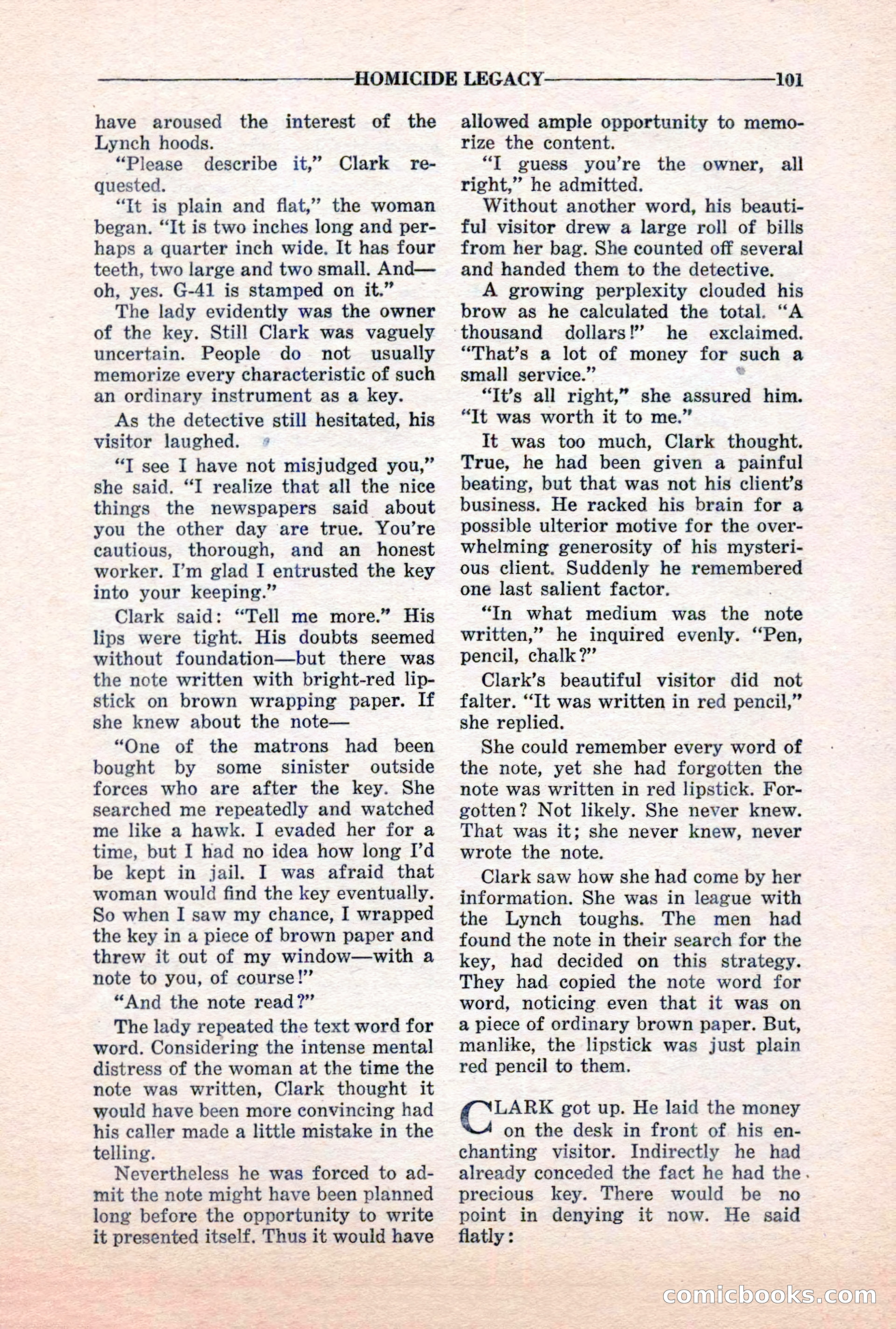 10-Story Detective, March 1941 — page 103 of 116