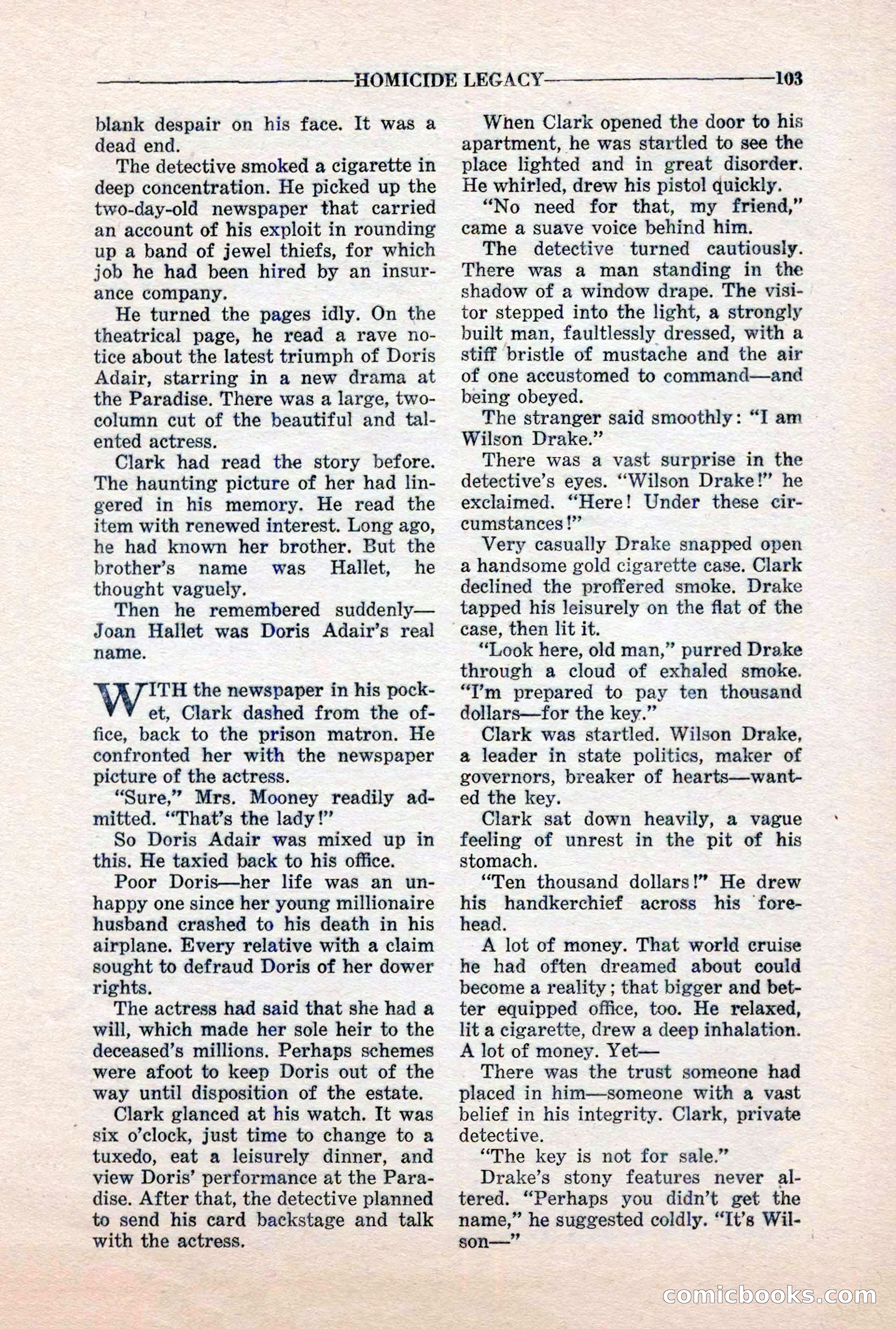 10-Story Detective, March 1941 — page 105 of 116