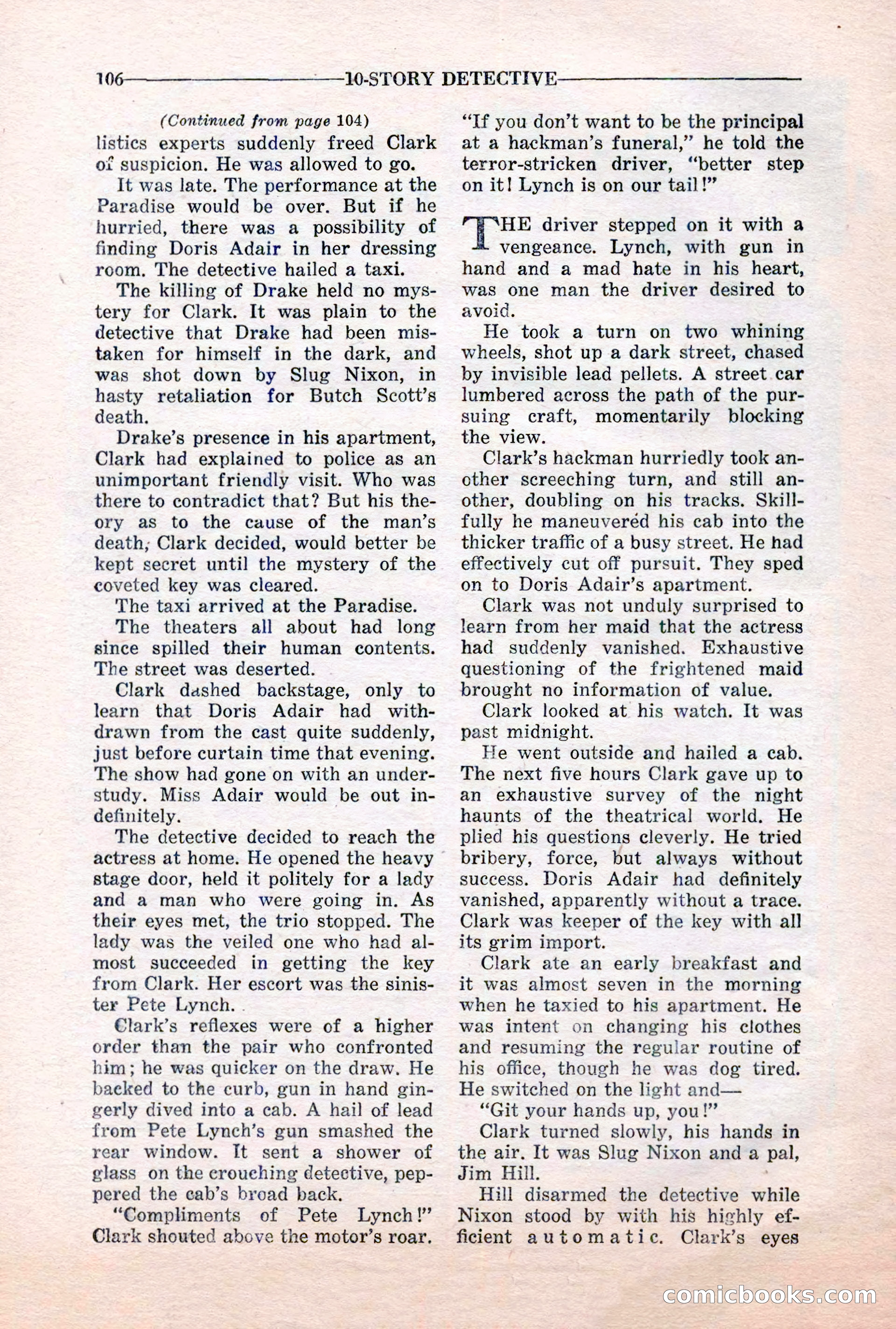 10-Story Detective, March 1941 — page 108 of 116