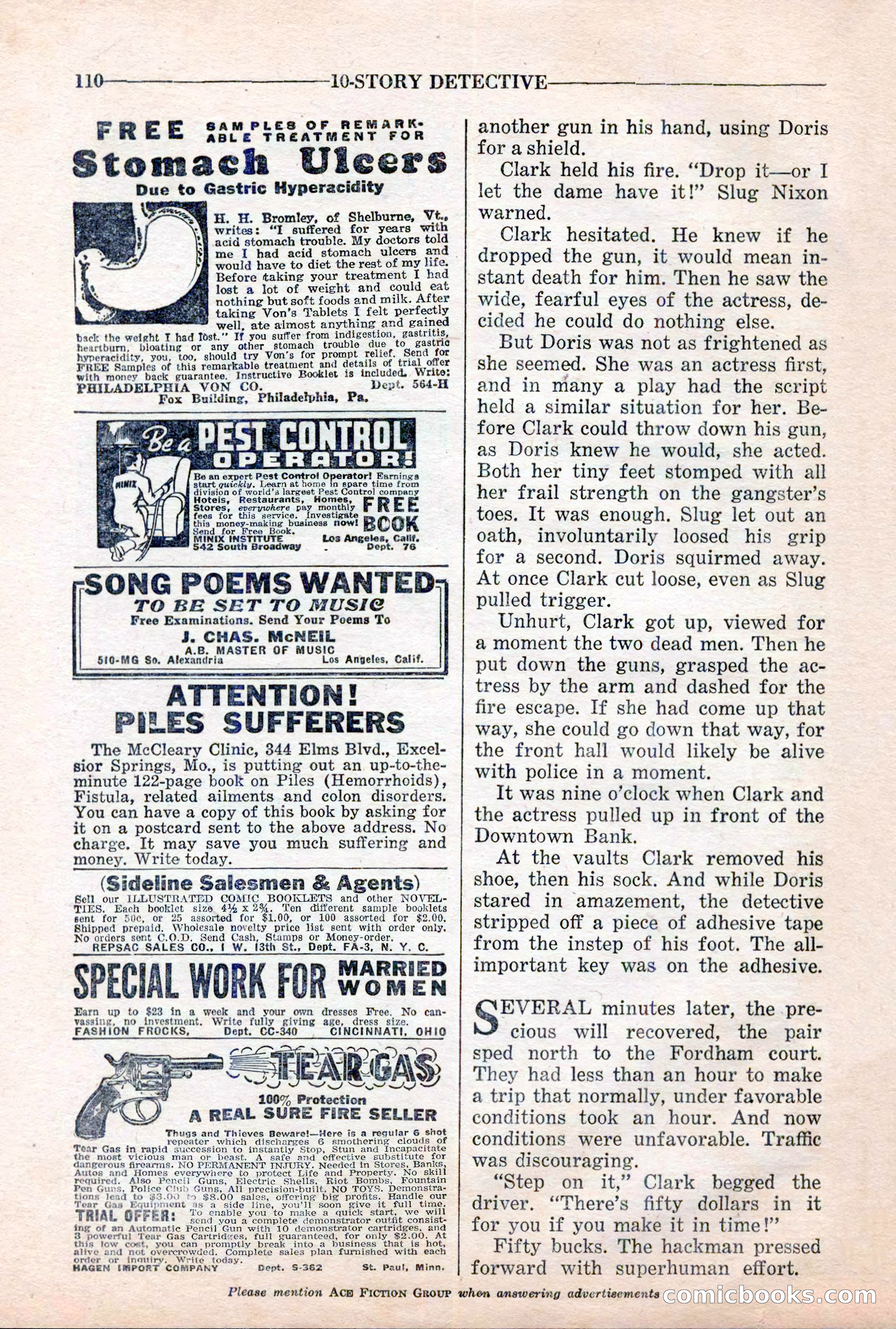 10-Story Detective, March 1941 — page 112 of 116