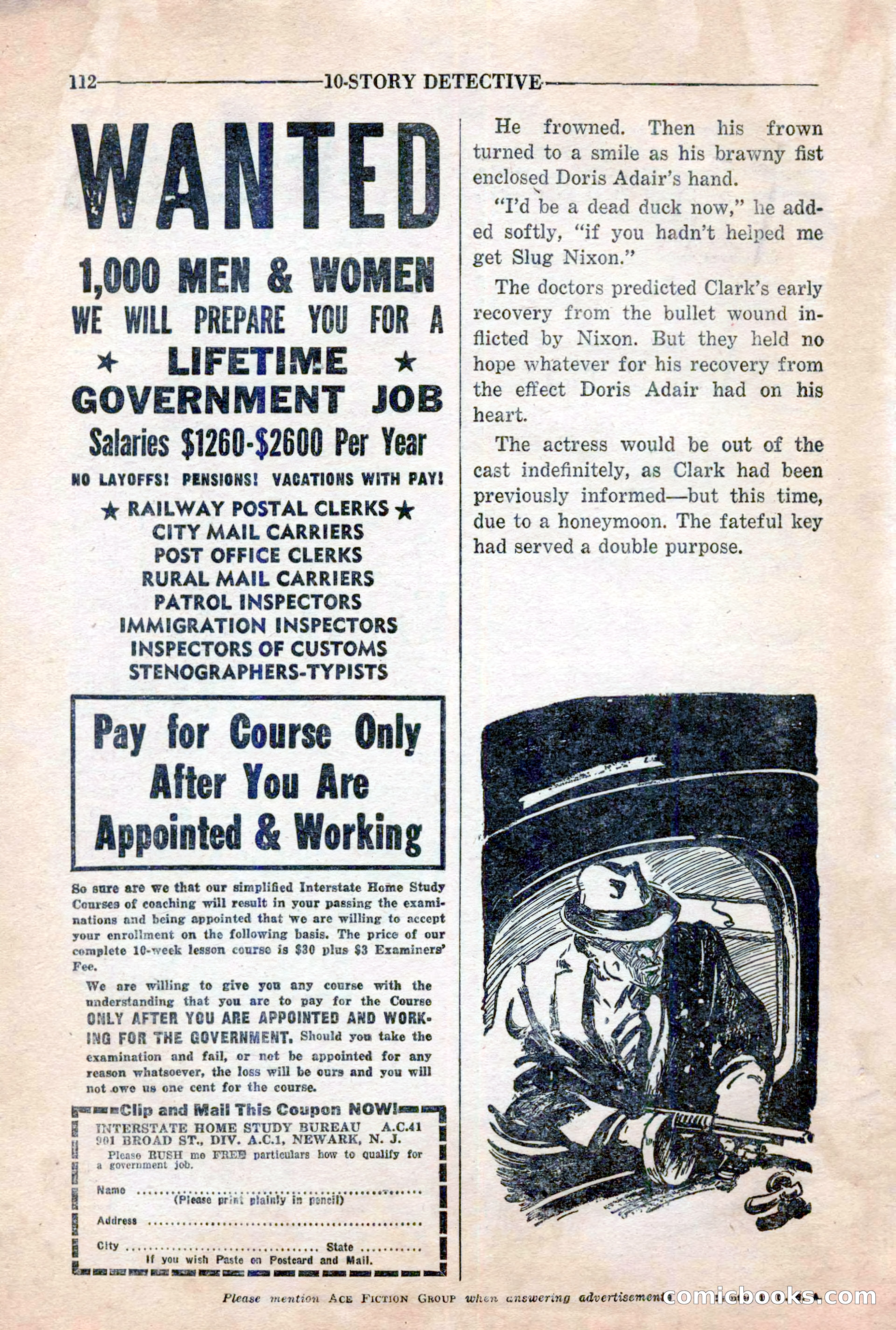 10-Story Detective, March 1941 — page 114 of 116