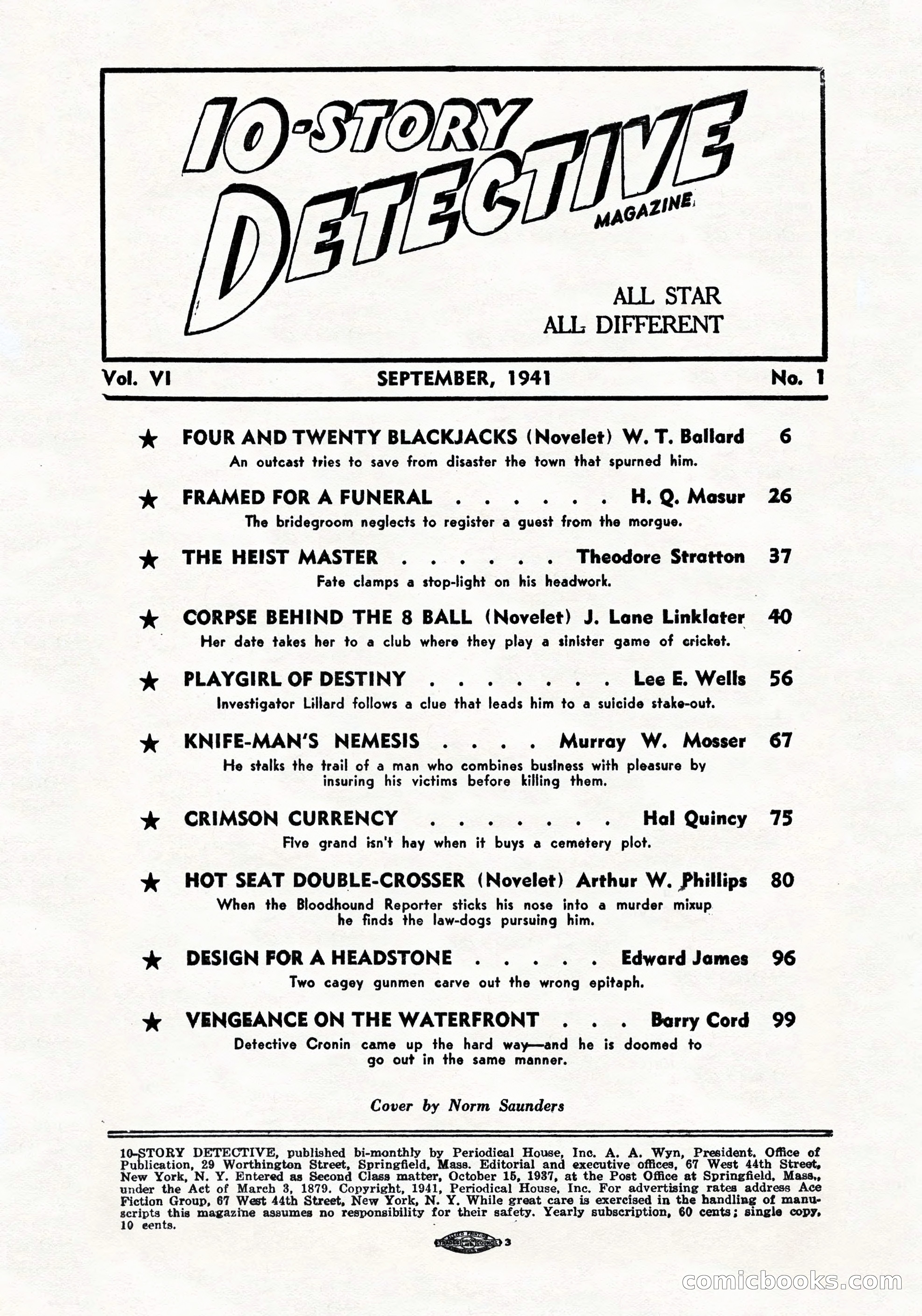10-Story Detective, September 1941 — page 4 of 114