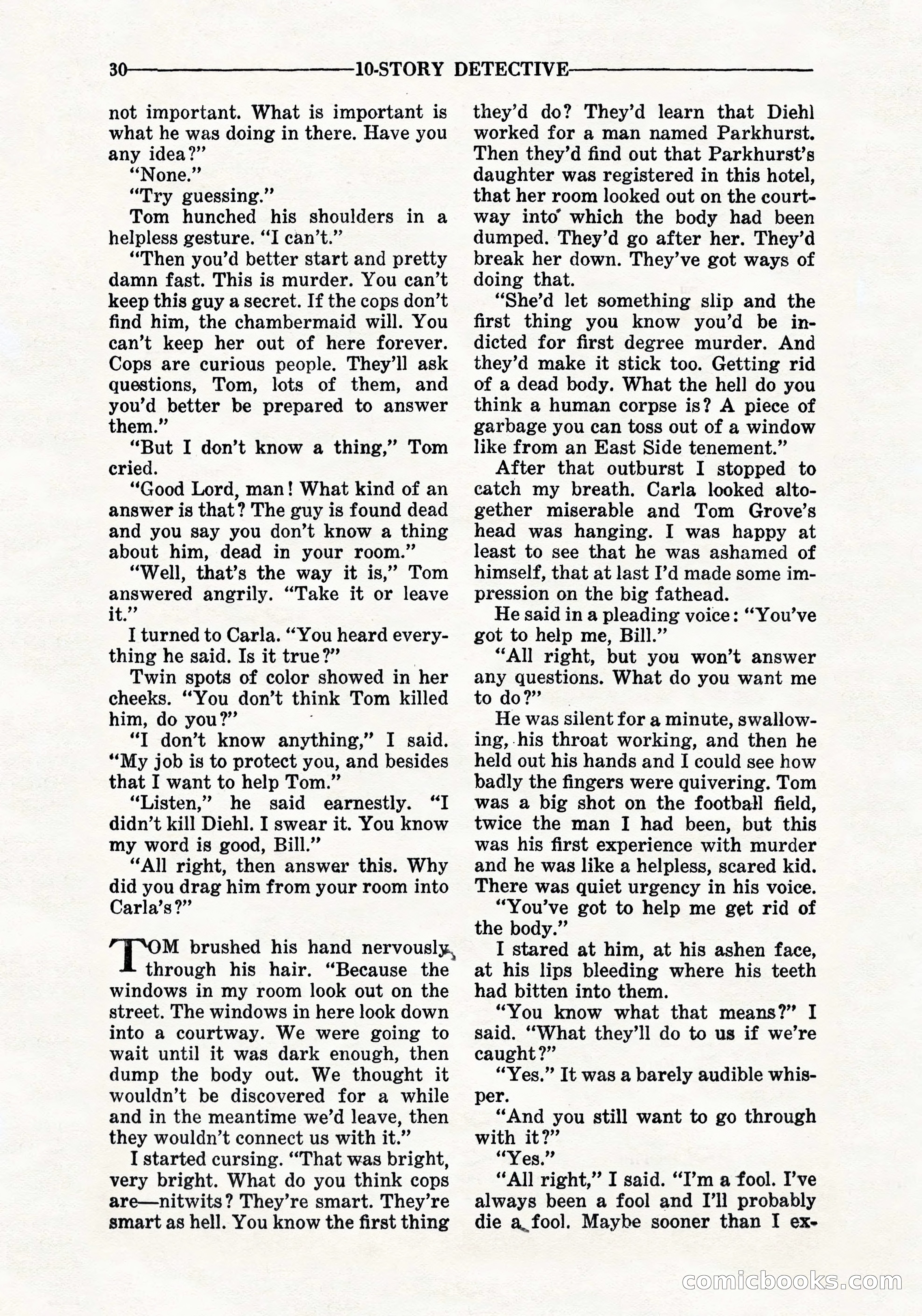 10-Story Detective, September 1941 — page 32 of 114