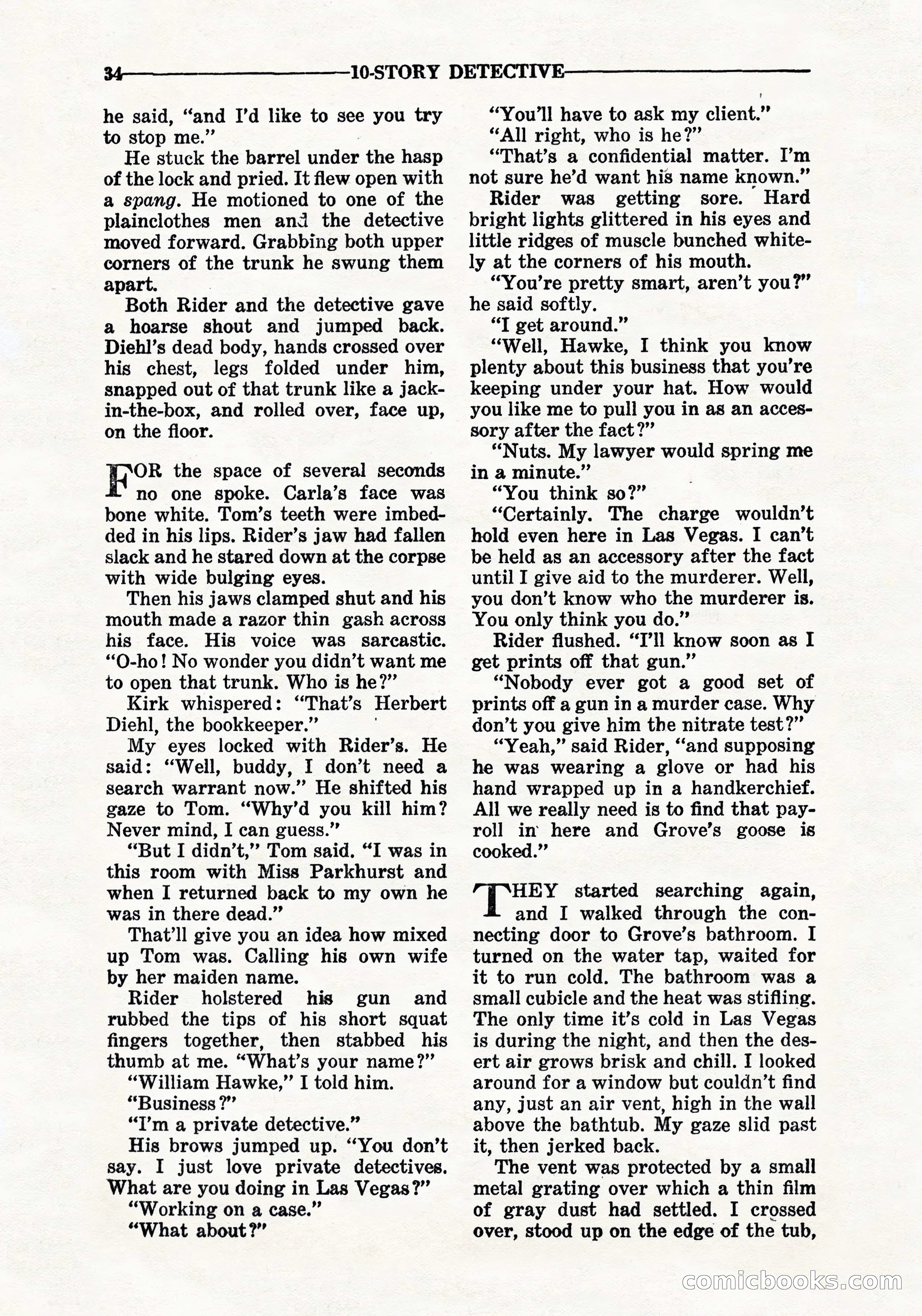 10-Story Detective, September 1941 — page 36 of 114