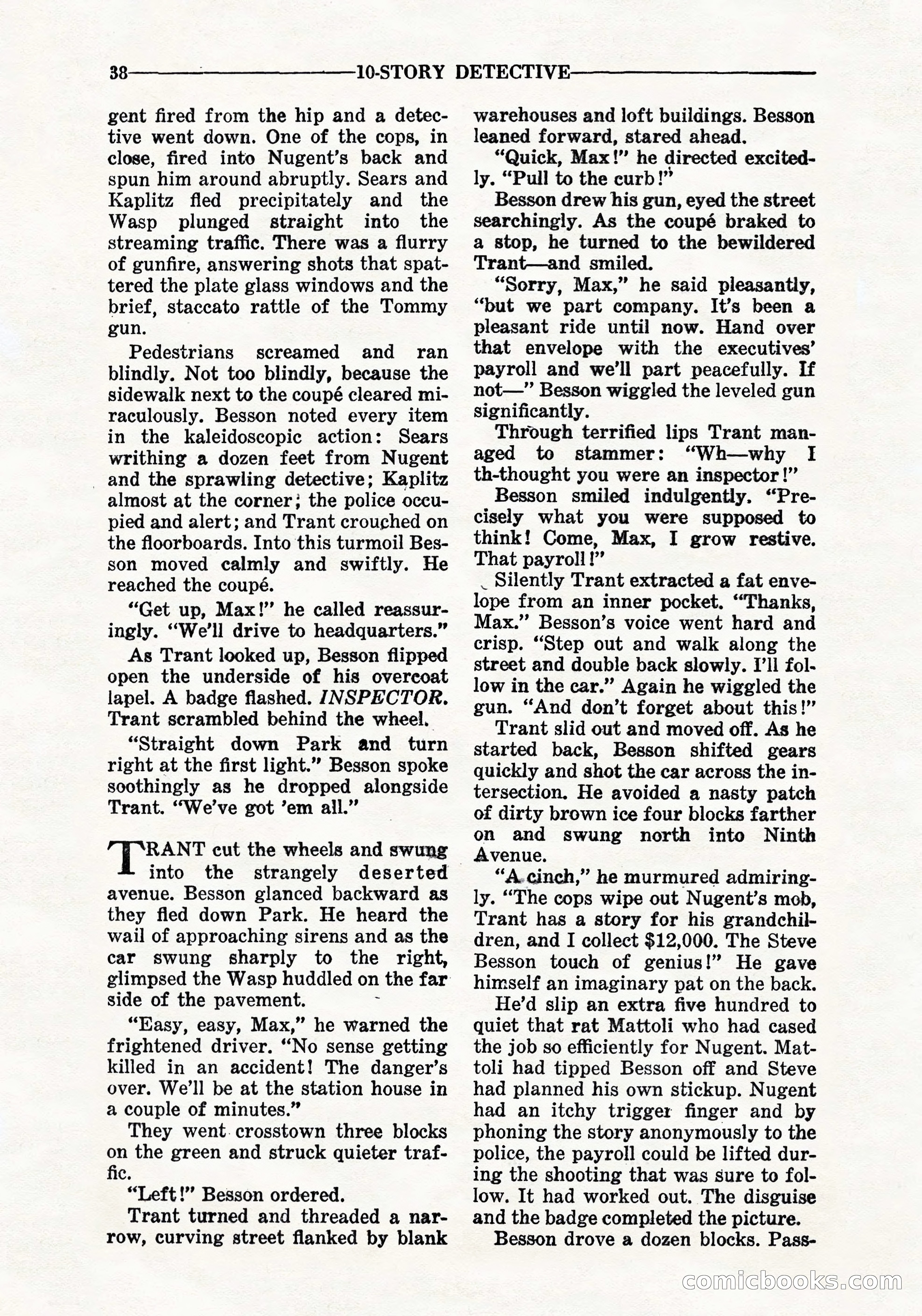 10-Story Detective, September 1941 — page 40 of 114