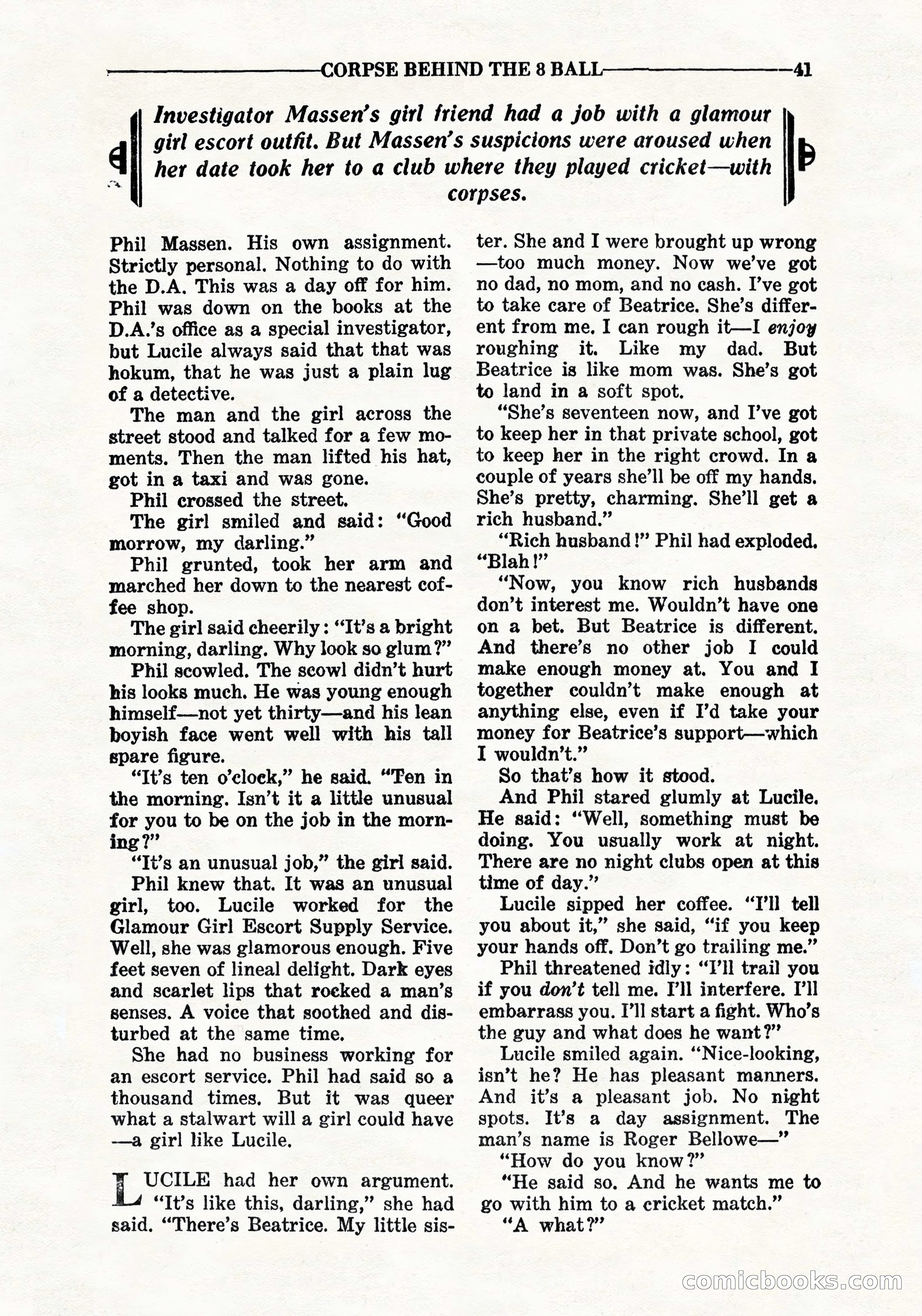 10-Story Detective, September 1941 — page 43 of 114