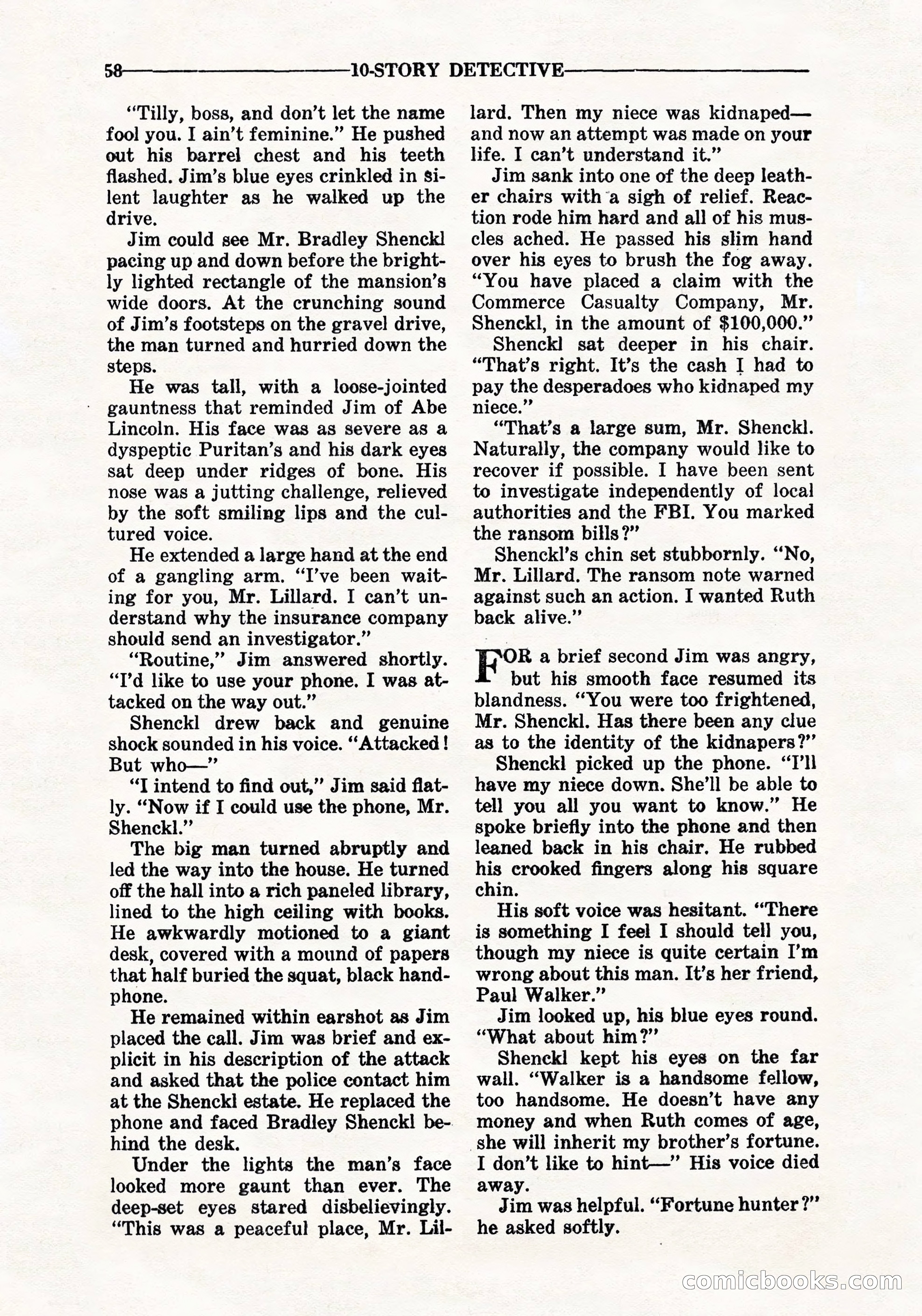 10-Story Detective, September 1941 — page 60 of 114