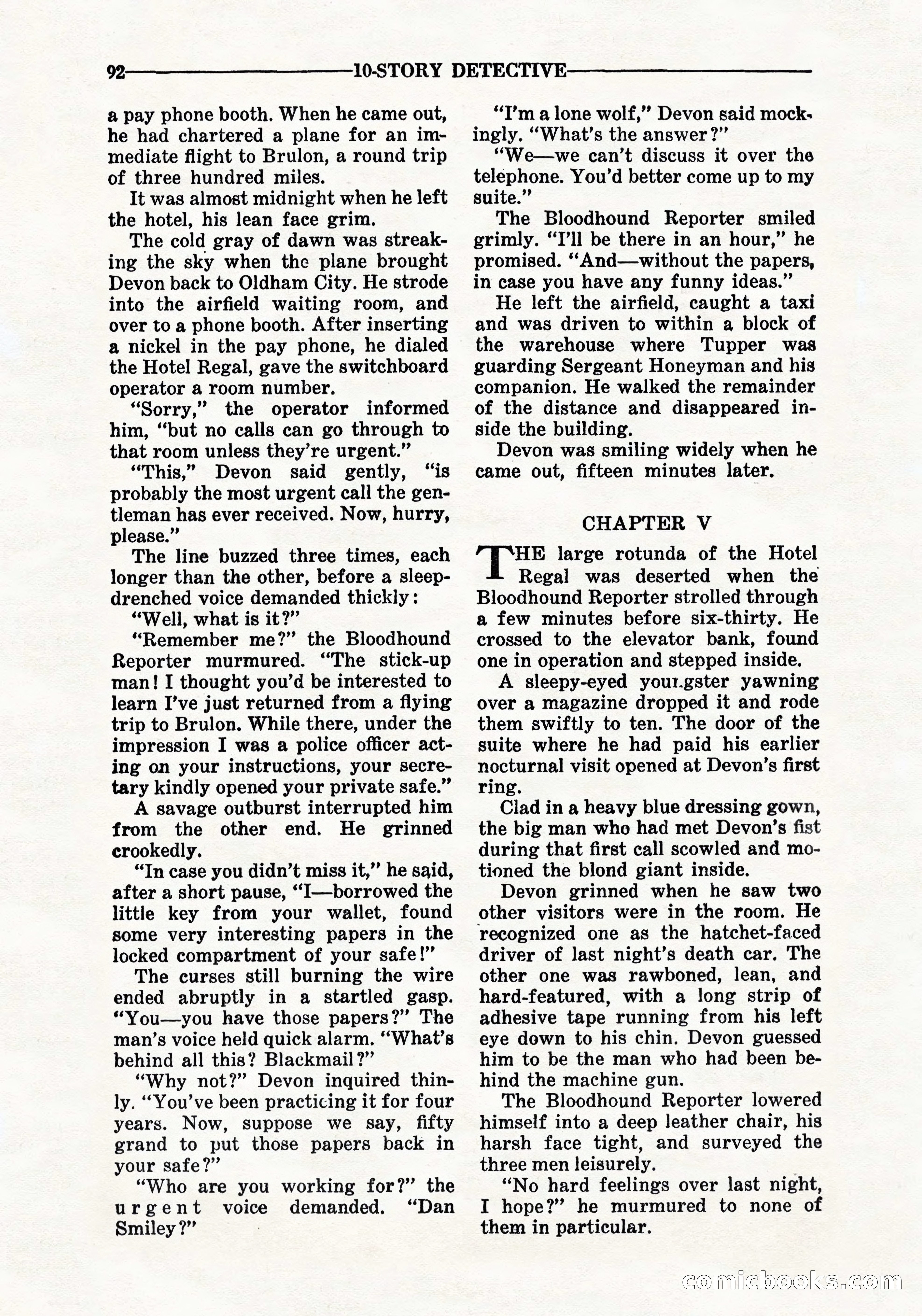 10-Story Detective, September 1941 — page 94 of 114