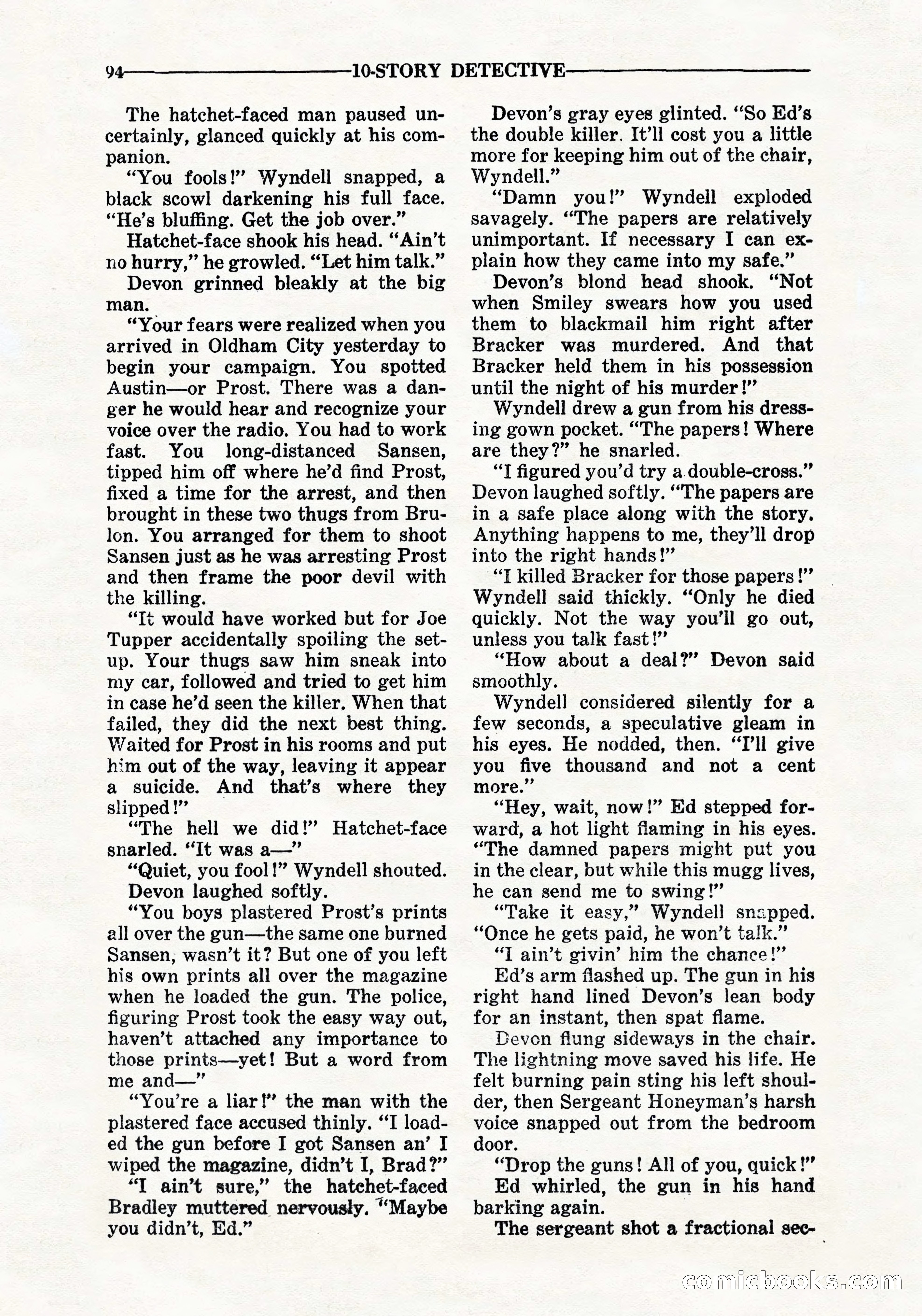 10-Story Detective, September 1941 — page 96 of 114
