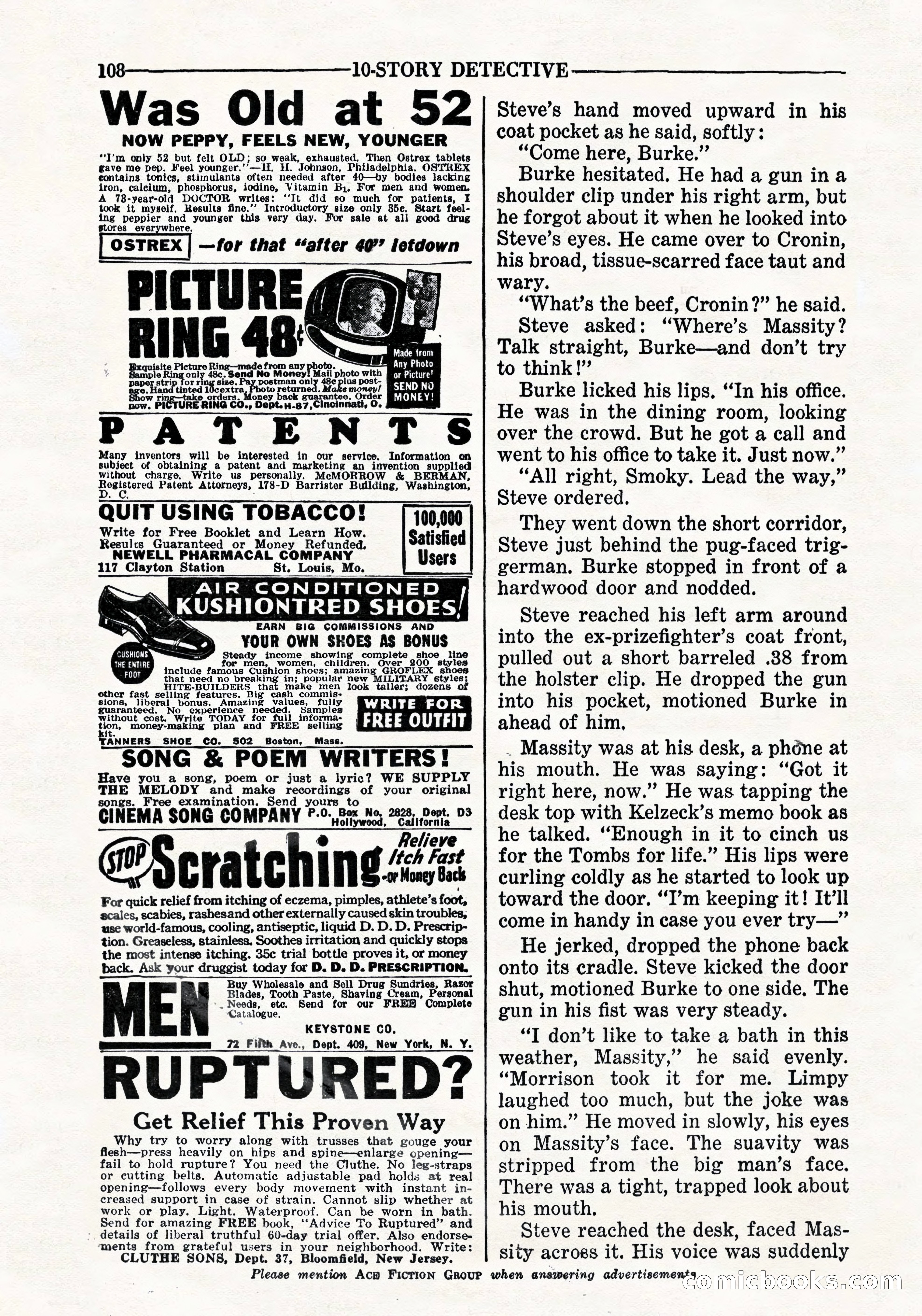 10-Story Detective, September 1941 — page 110 of 114